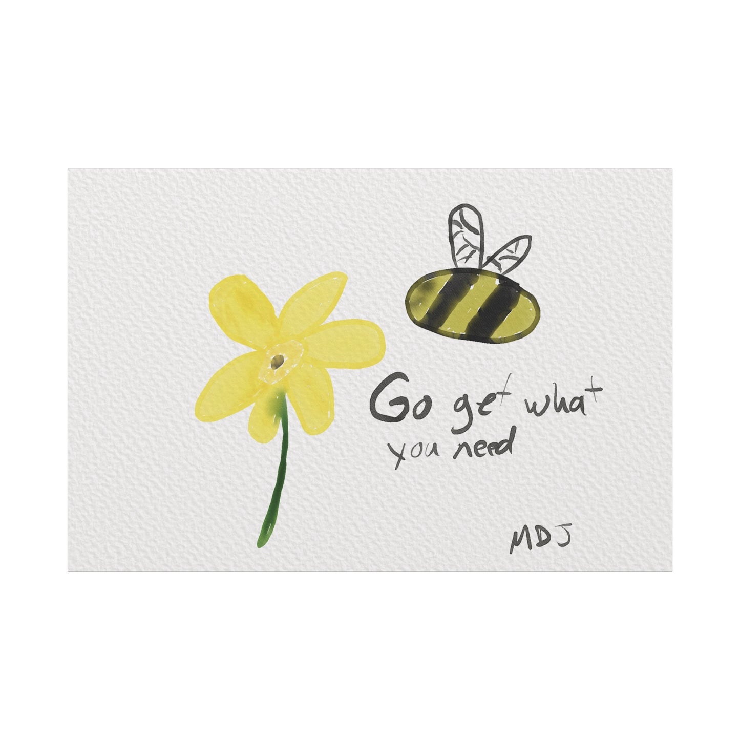 Bumble Flower | The Stretched Canvas Deployment