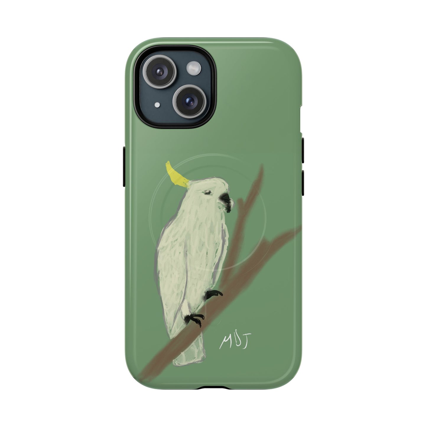 Charme Kakatoès | Coque magnétique robuste (Compatible MagSafe®)