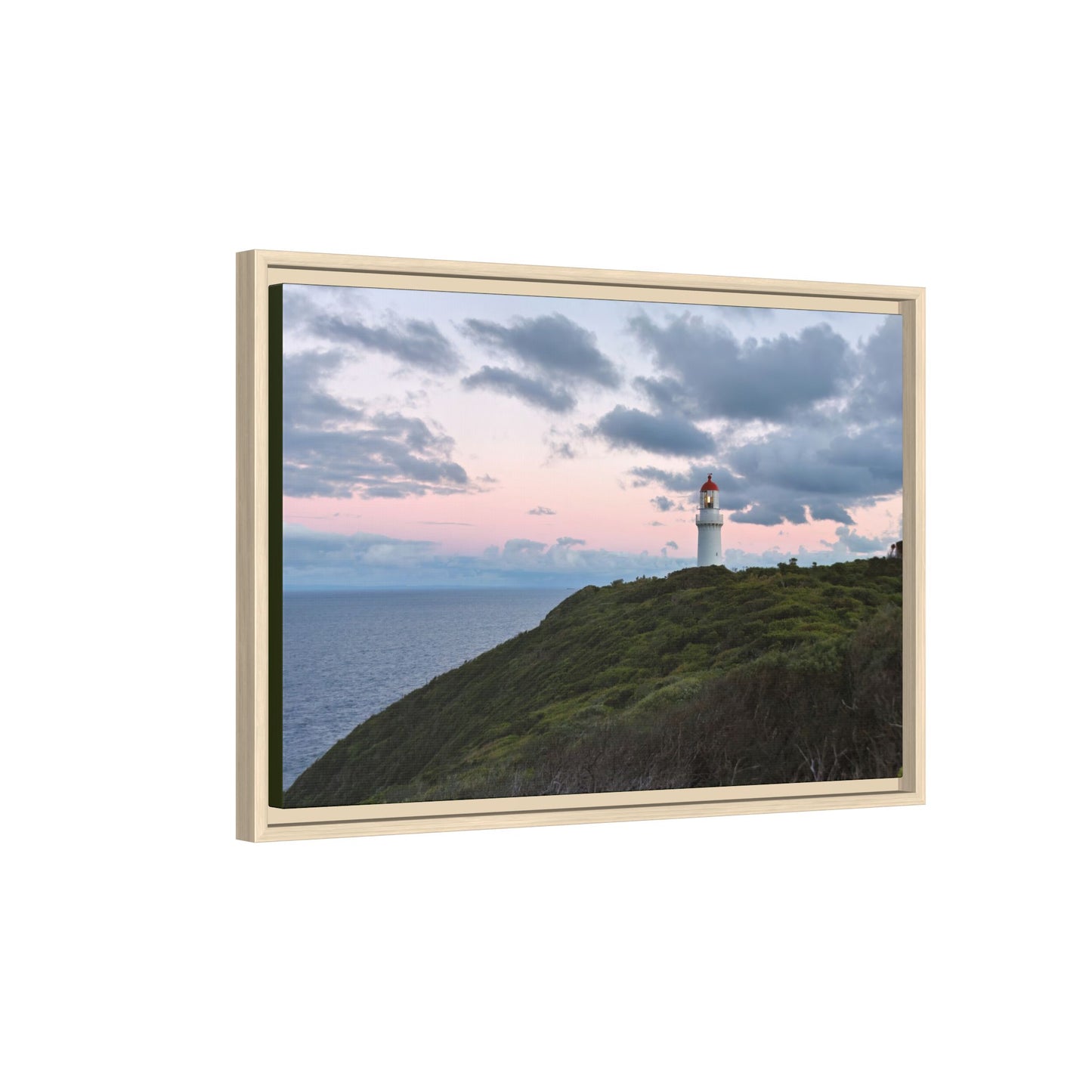 Cape Schank Lighthouse at Sunrise in Winter [6228] | Framed Canvas