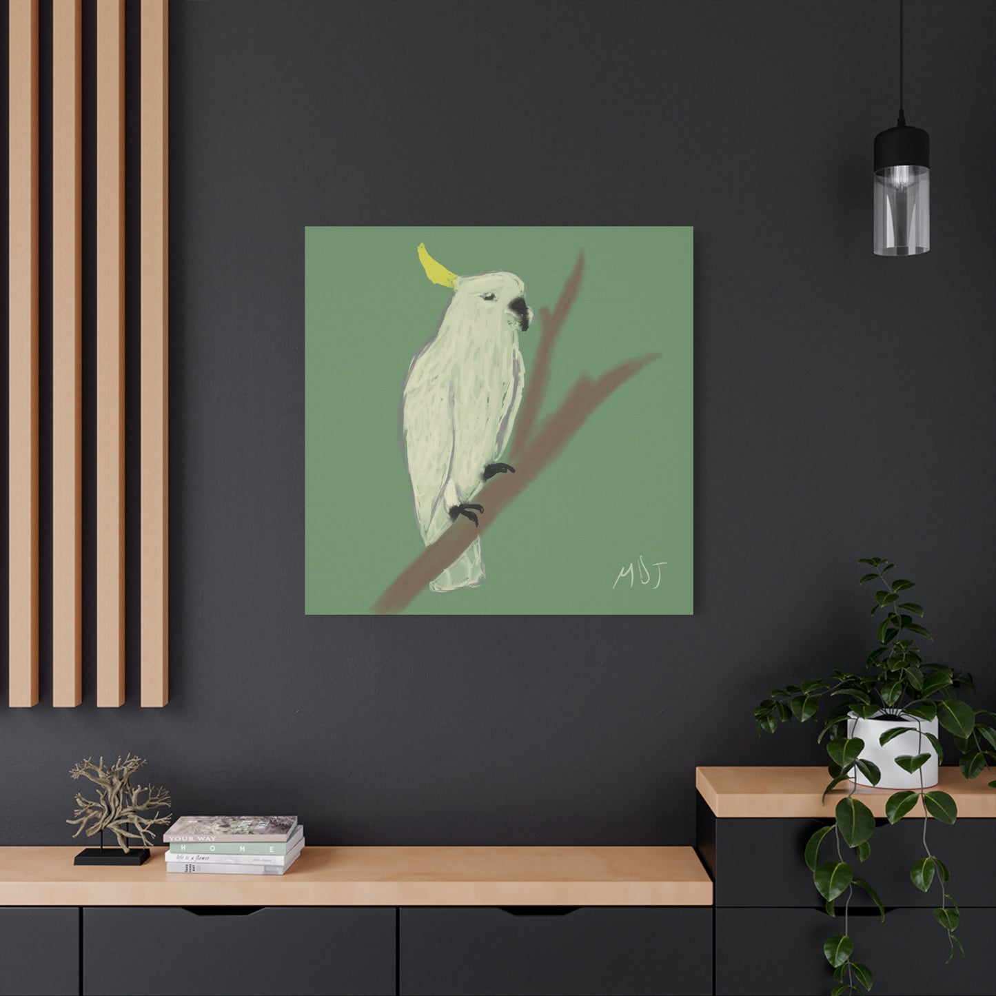 Cockatoo Charm - Canvas Print