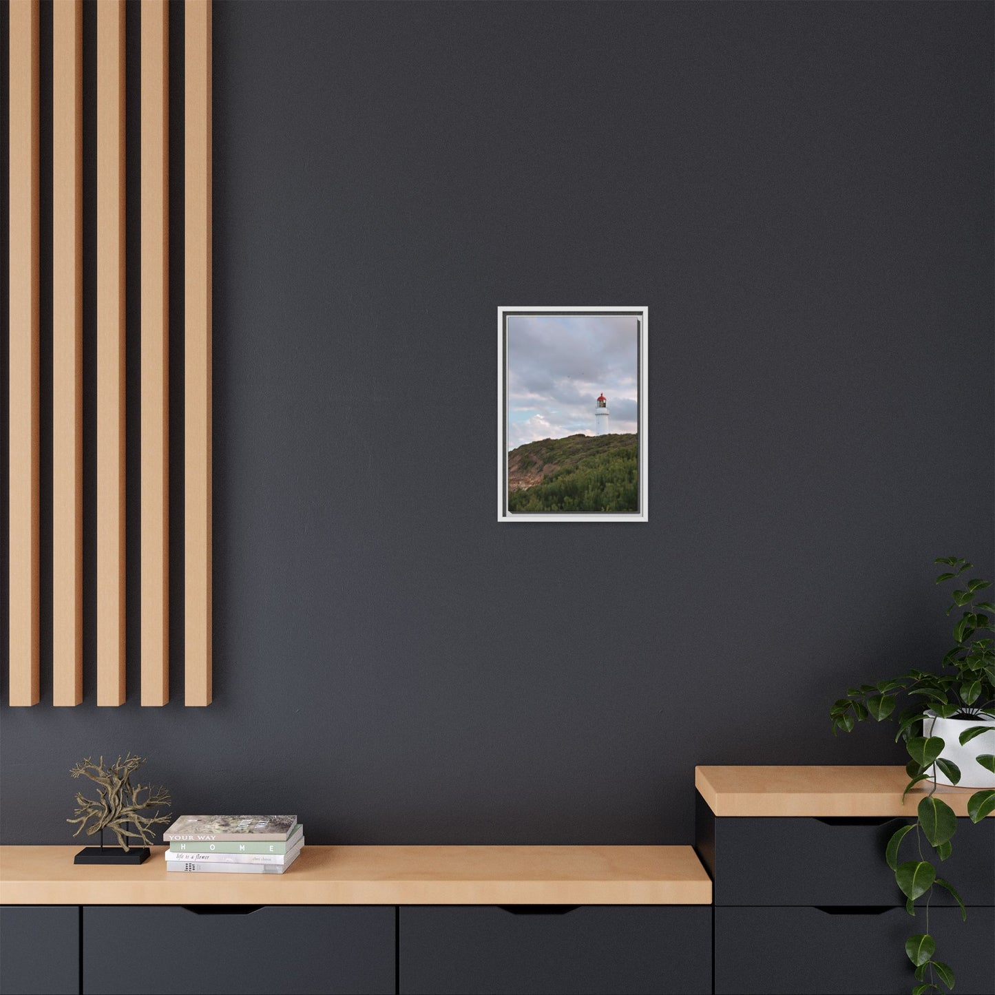 Cape Schank Lighthouse in Winter Light [6286] | Framed Canvas