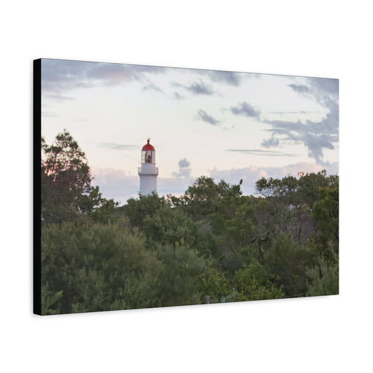Cape Schank Lighthouse on a Winter Morning 6279 - Canvas Print