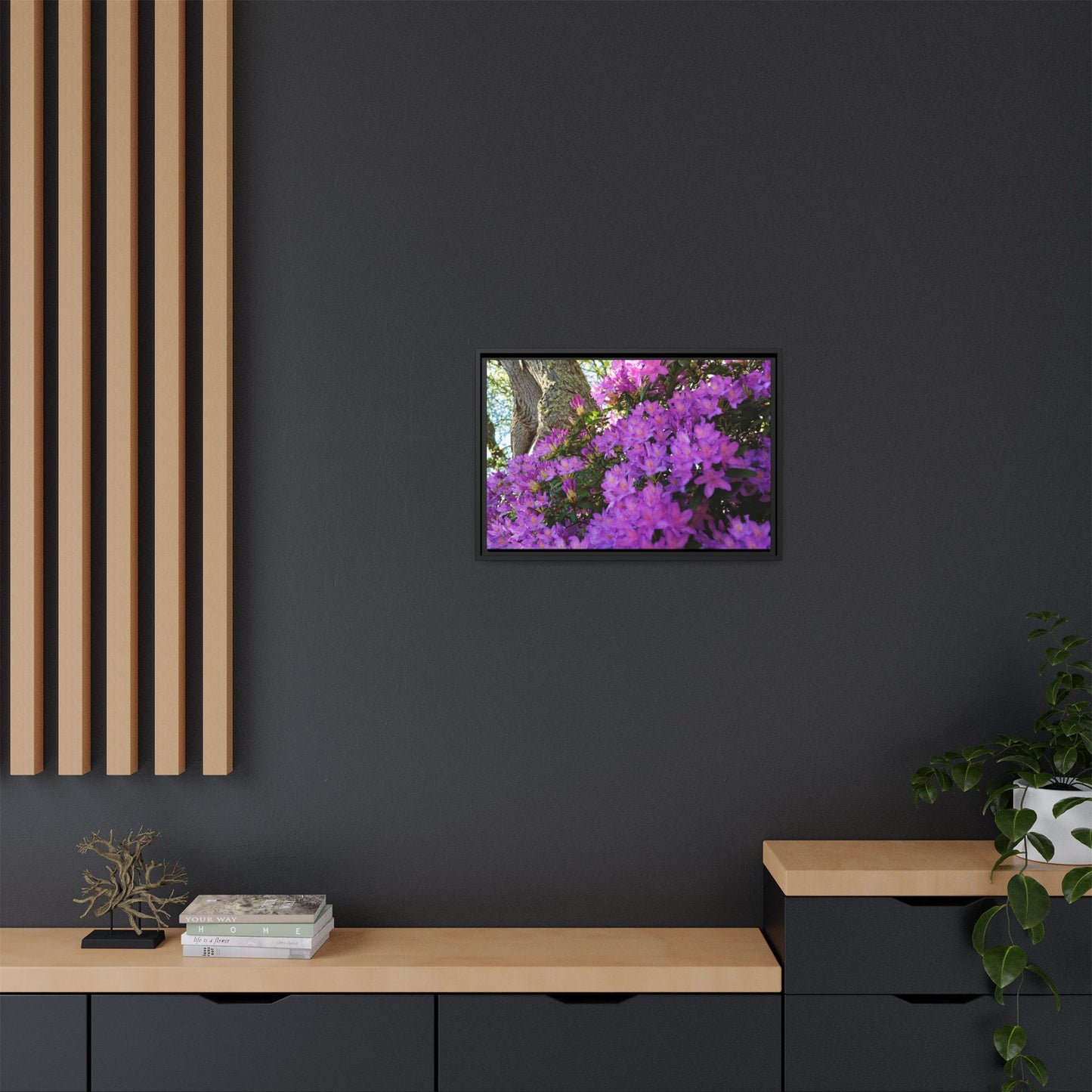 Azaleas in Bloom [3011] | Framed Canvas