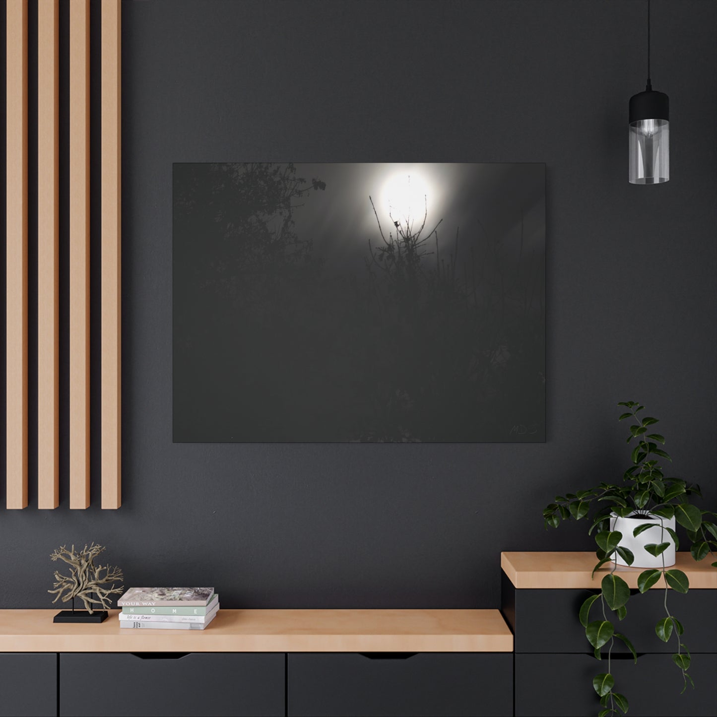 A Dance of Shadows Beneath the Moonlight [28] | Stretched Canvas
