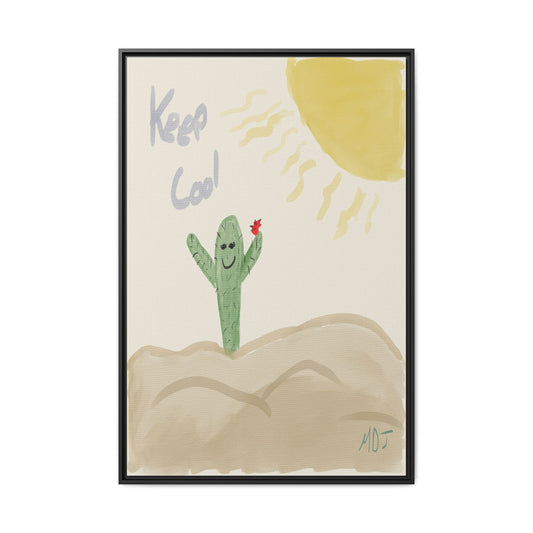 Keep Cool | Framed Canvas