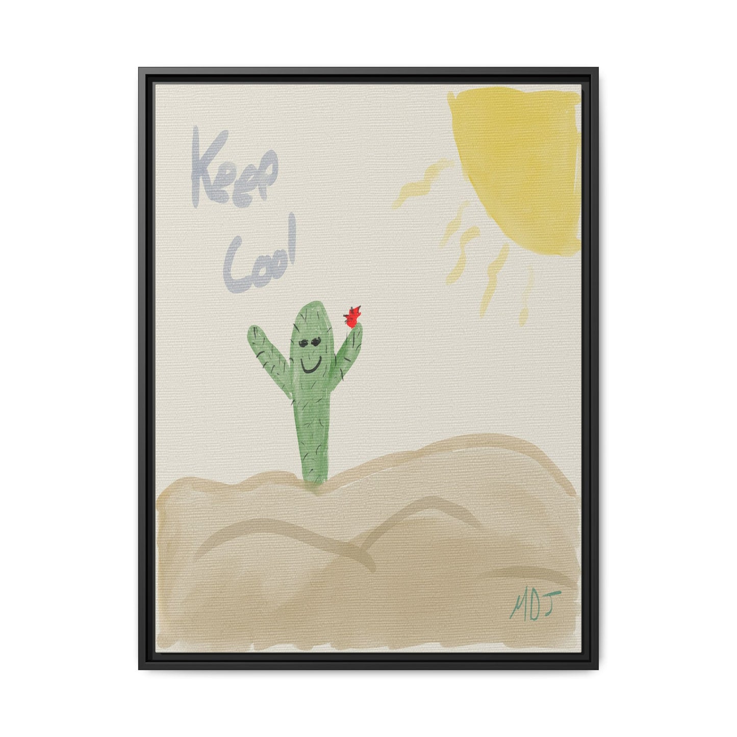 Keep Cool - Framed Canvas Print