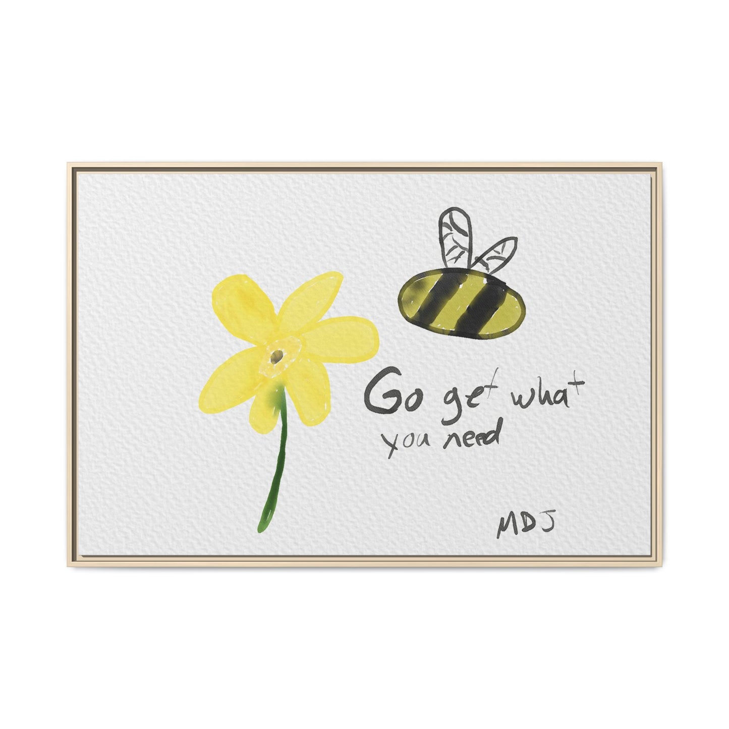 Bumble Flower | The Framed Canvas Deployment