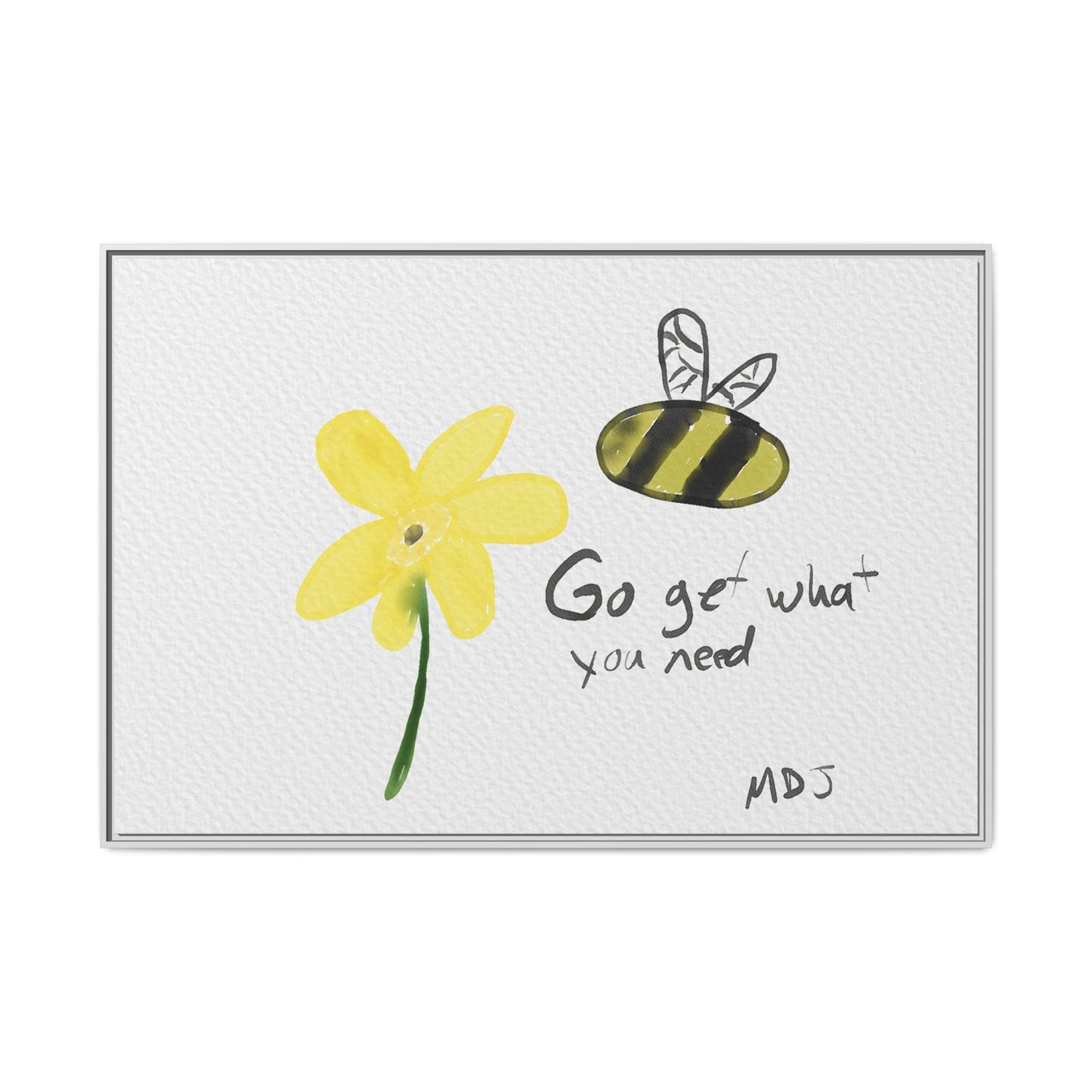 Bumble Flower | The Framed Canvas Deployment