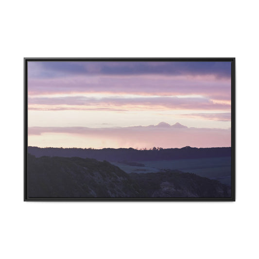 Winter Sunrise on the Mornington Peninsula 6239 - Thick Matte Canvas Print, Framed