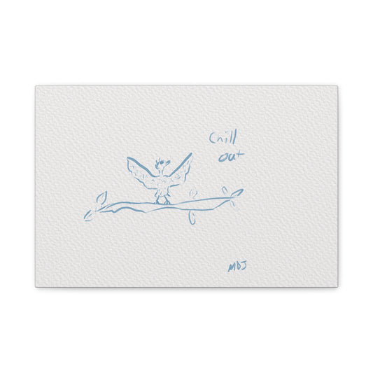 Chill Out Bird | Stretched Canvas