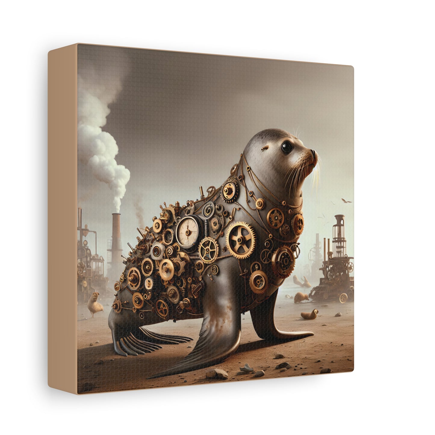 Steampunk Seal 7 - Wall Art