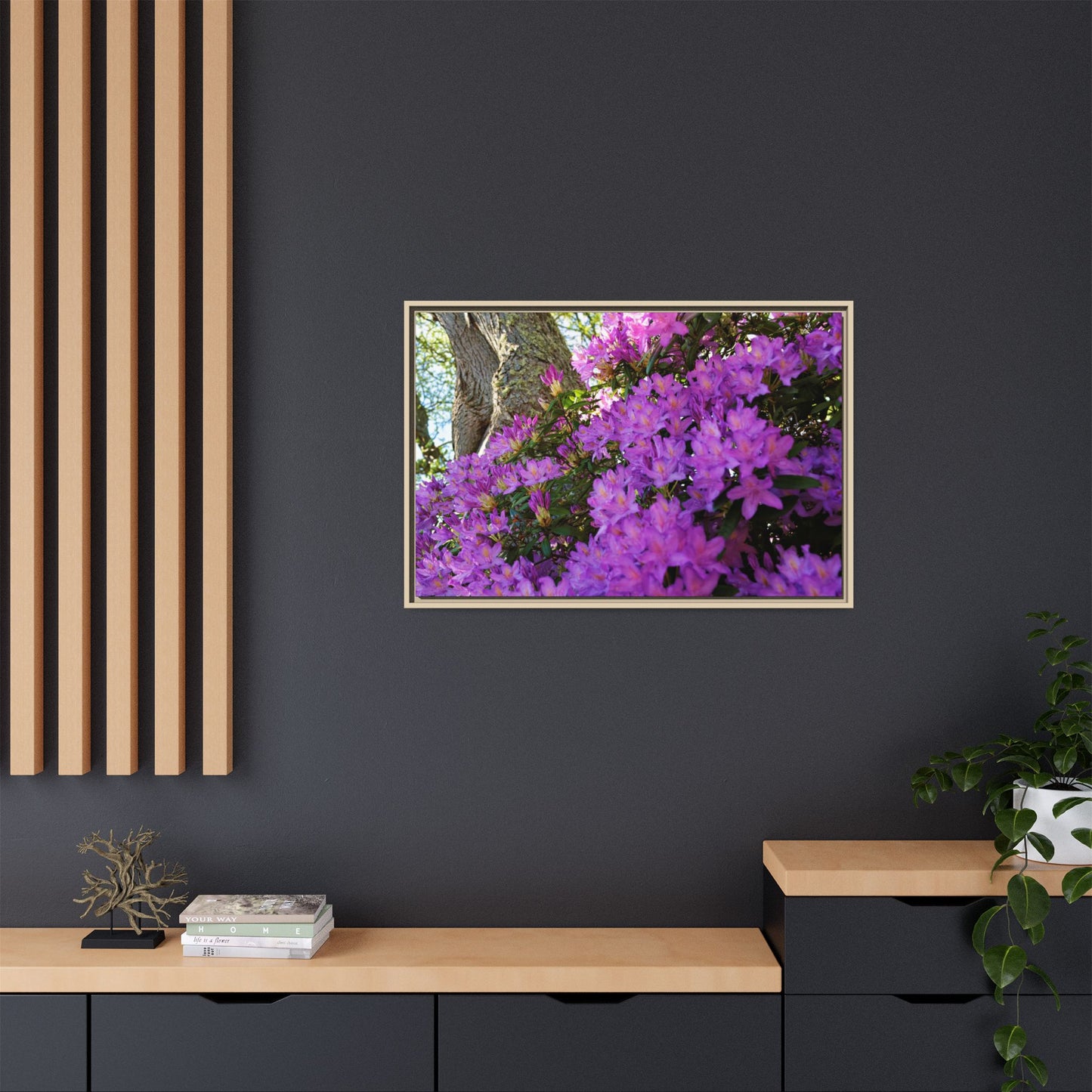 Azaleas in Bloom [3011] | Framed Canvas