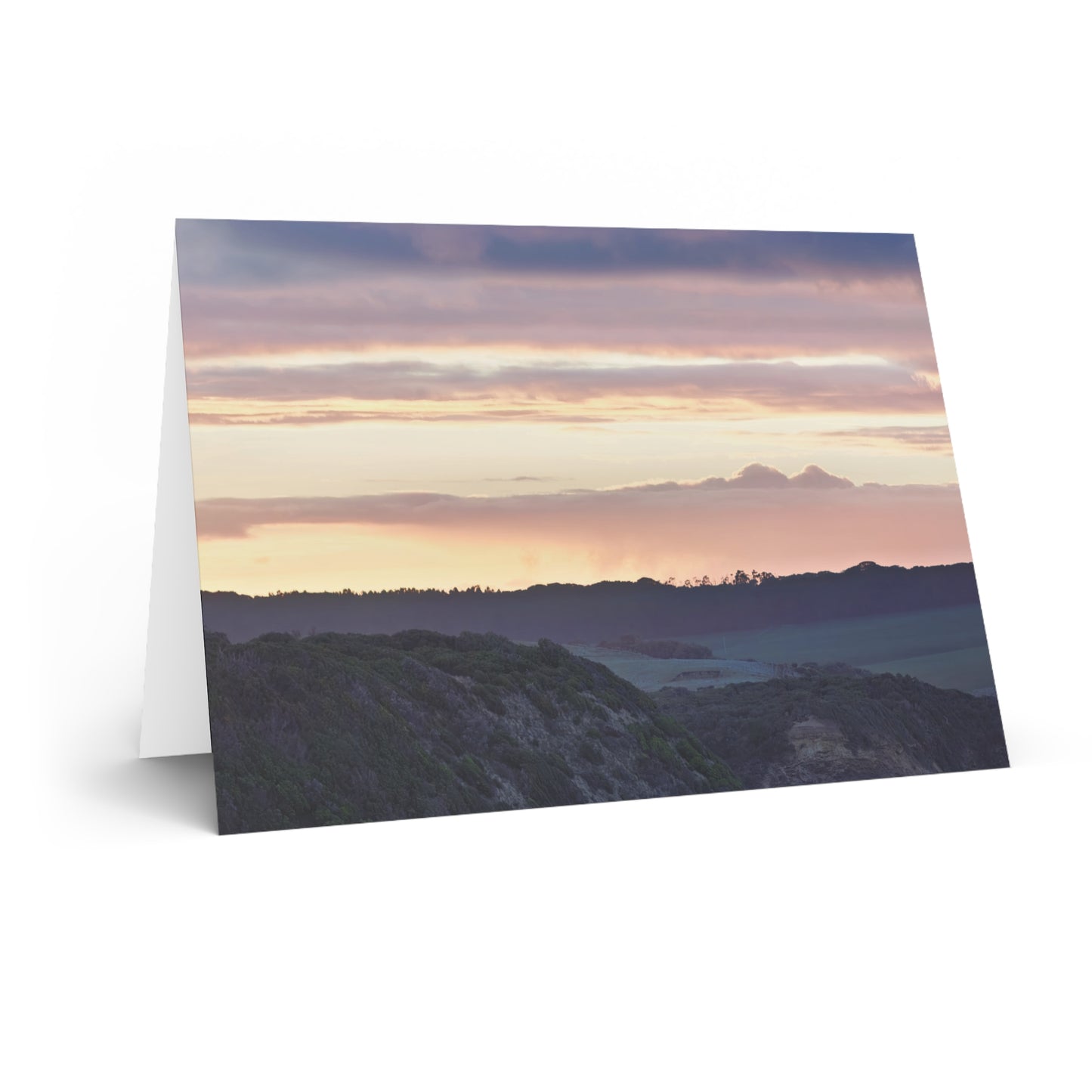 Winter Sunrise on the Mornington Peninsula 6239 - Greeting Card