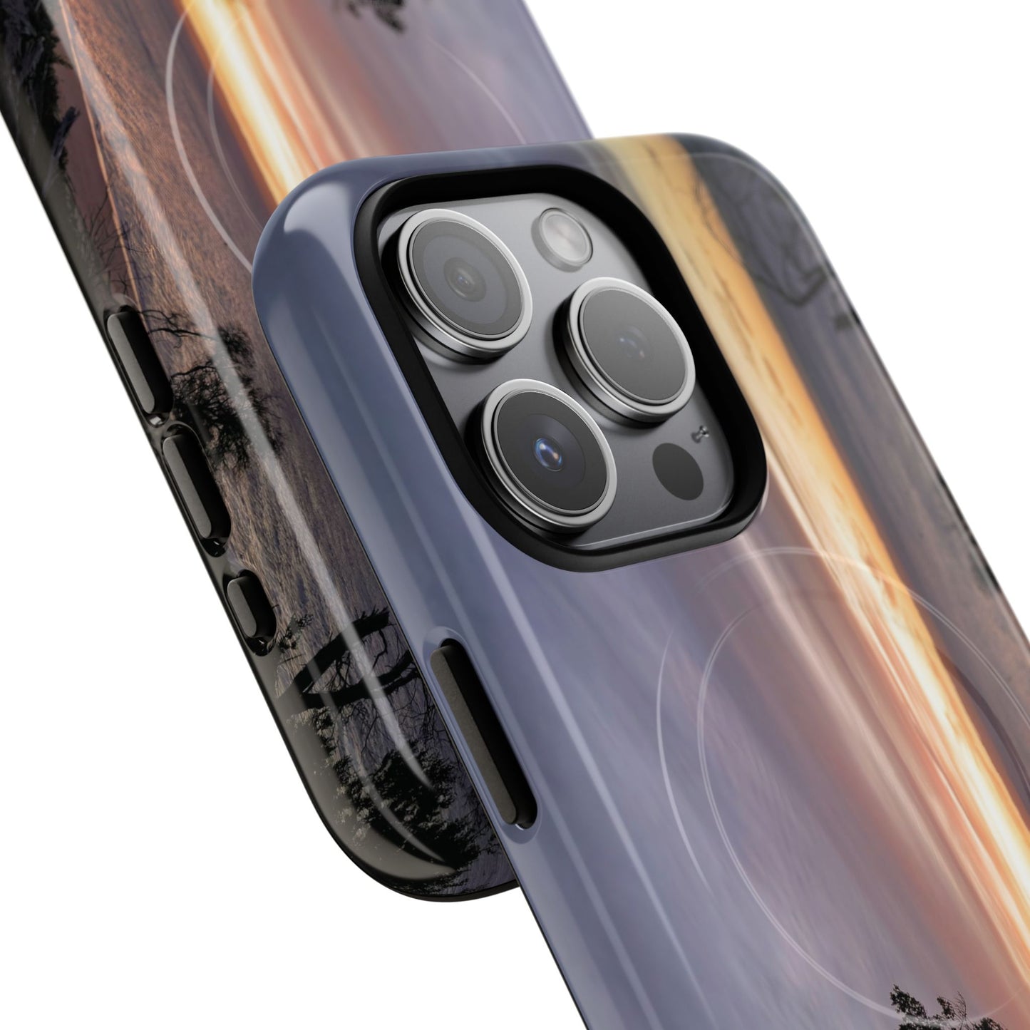 A Tranquil Evening: The Sunset Over Cowes - Tough Magnetic Cases