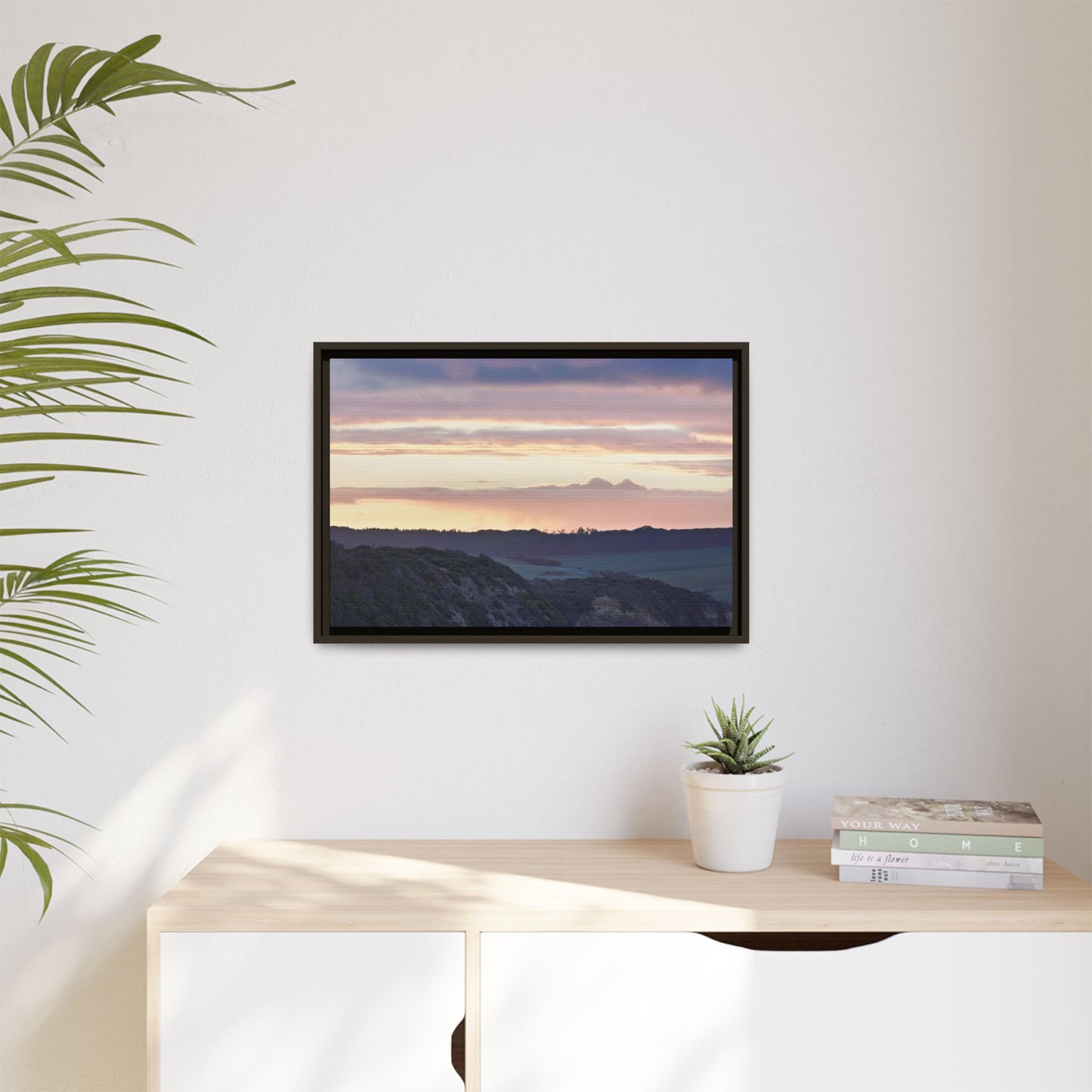 Lever de soleil hivernal sur la péninsule de Mornington [6239] | Toile encadrée