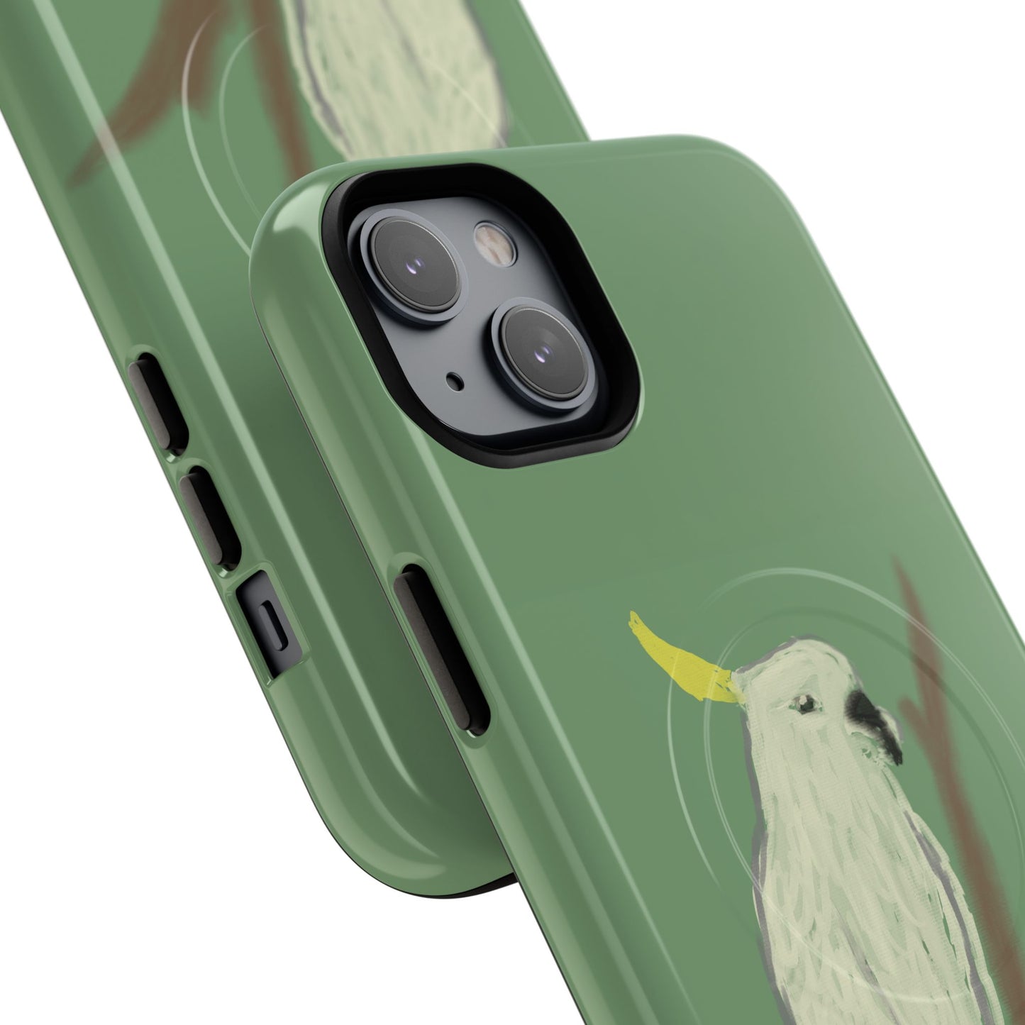 Cockatoo Charm - Tough Magnetic Case (MagSafe® Compatible)