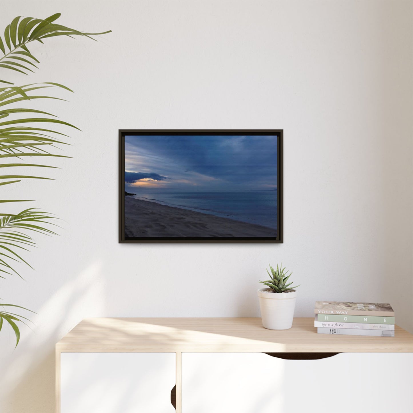 Winter Dawn at Waterloo Beach [6707] | Framed Canvas