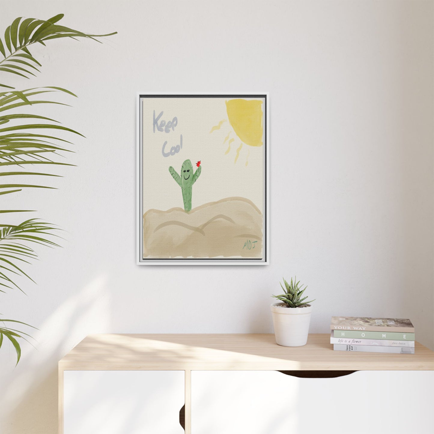 Keep Cool - Framed Canvas Print
