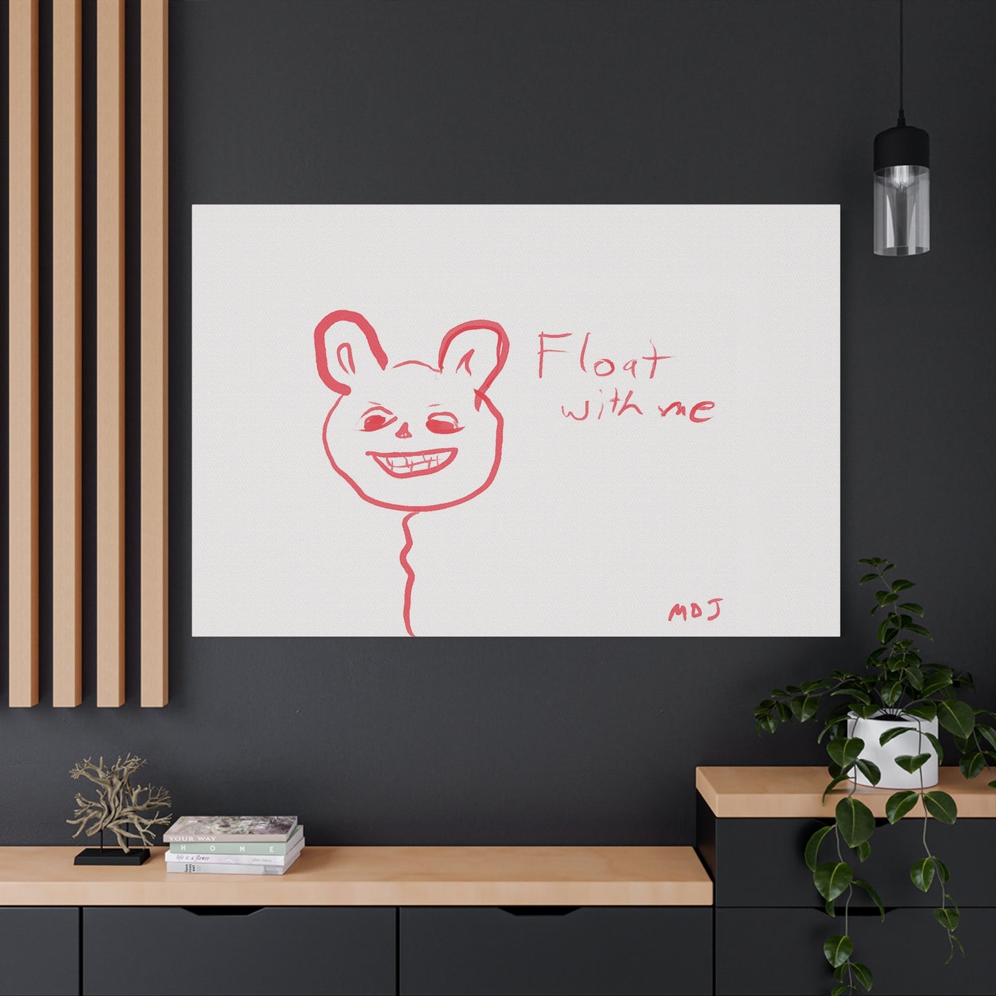 Float with Me - Canvas Print