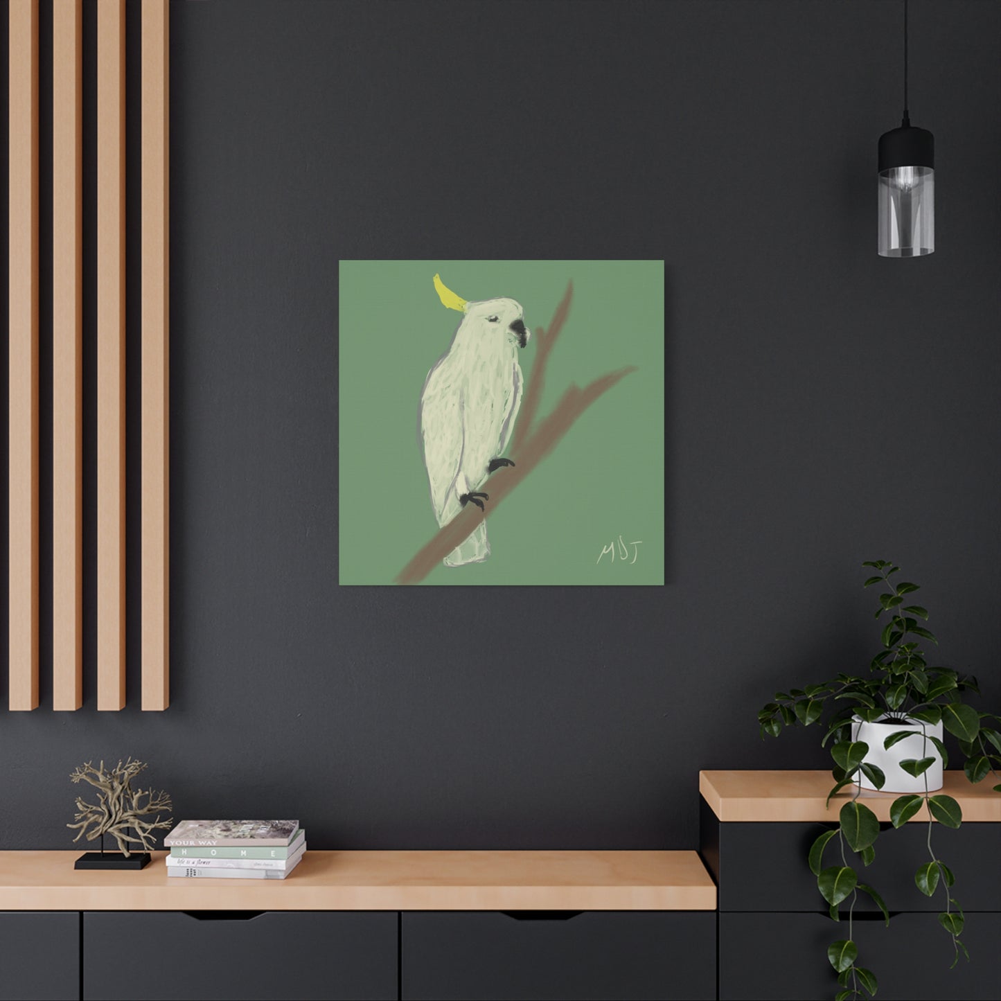 Cockatoo Charm - Canvas Print