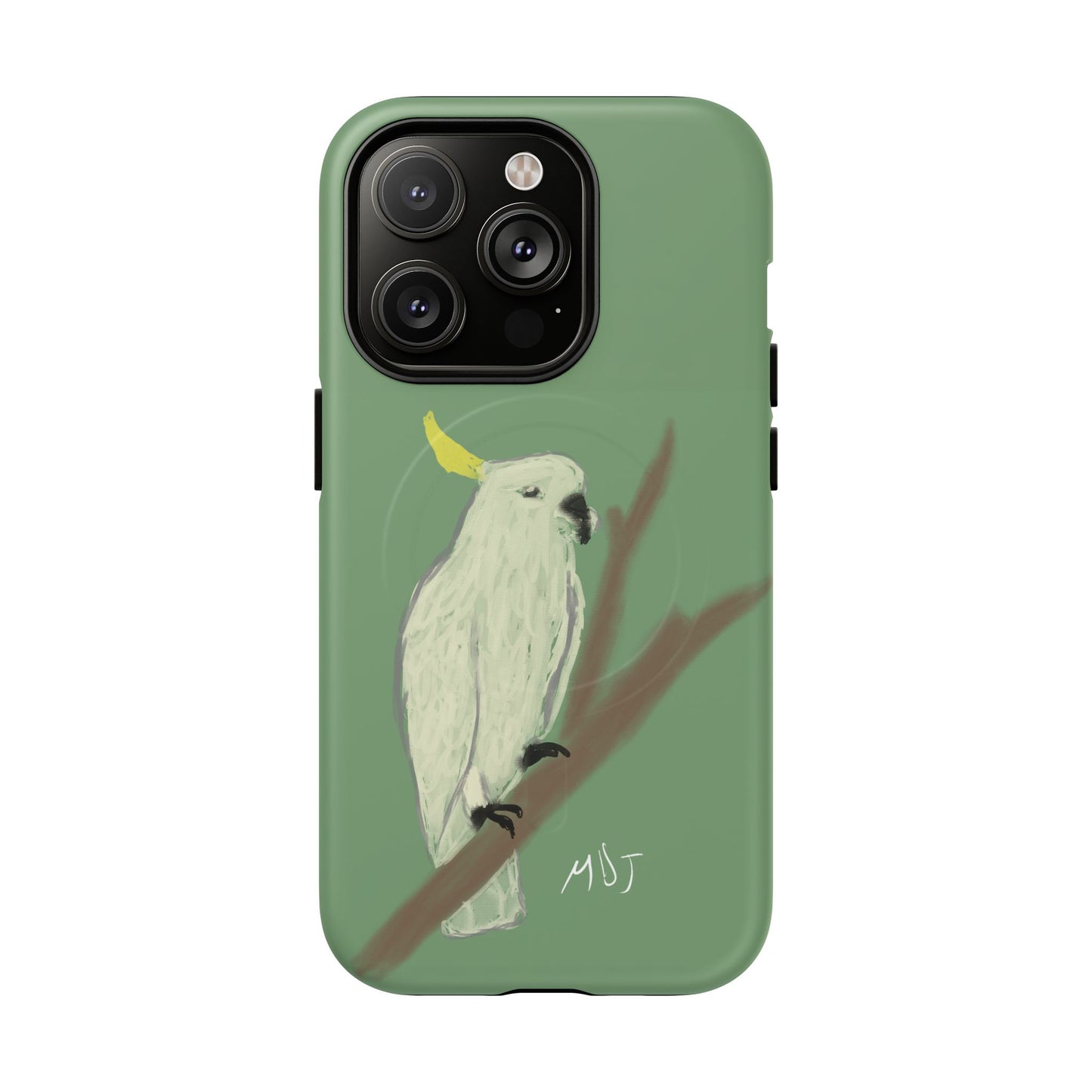 Cockatoo Charm - Tough Magnetic Case (MagSafe® Compatible)