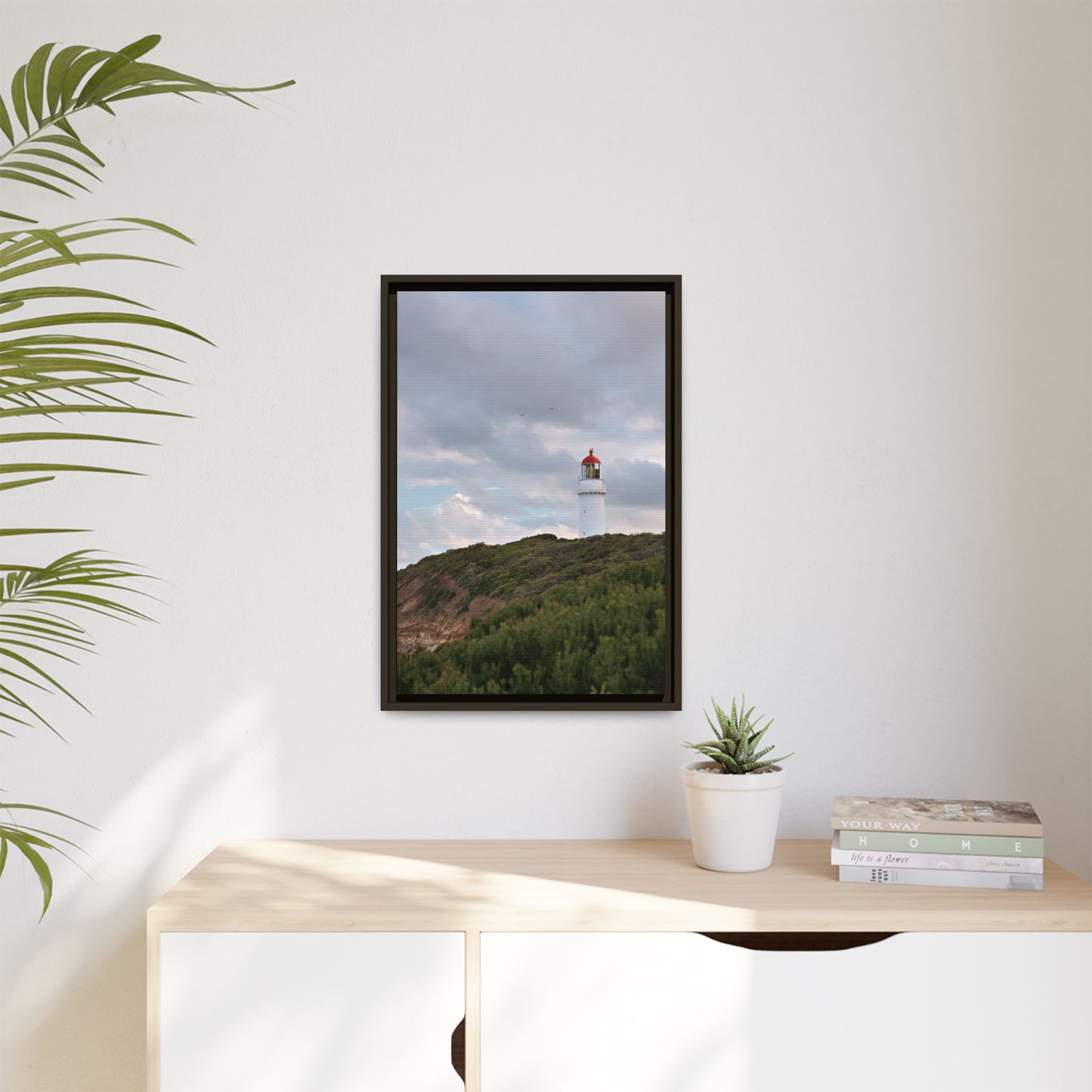Cape Schank Lighthouse in Winter Light [6286] | Framed Canvas