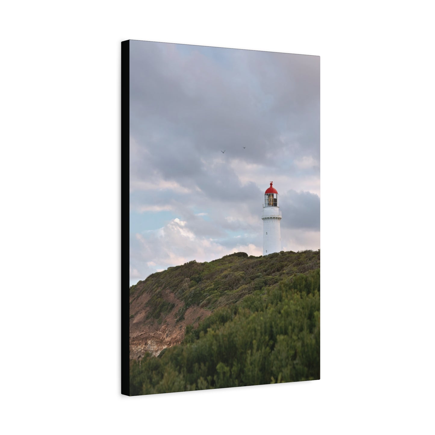 Cape Schank Lighthouse in Winter Light 6286 - Thick Matte Canvas Print