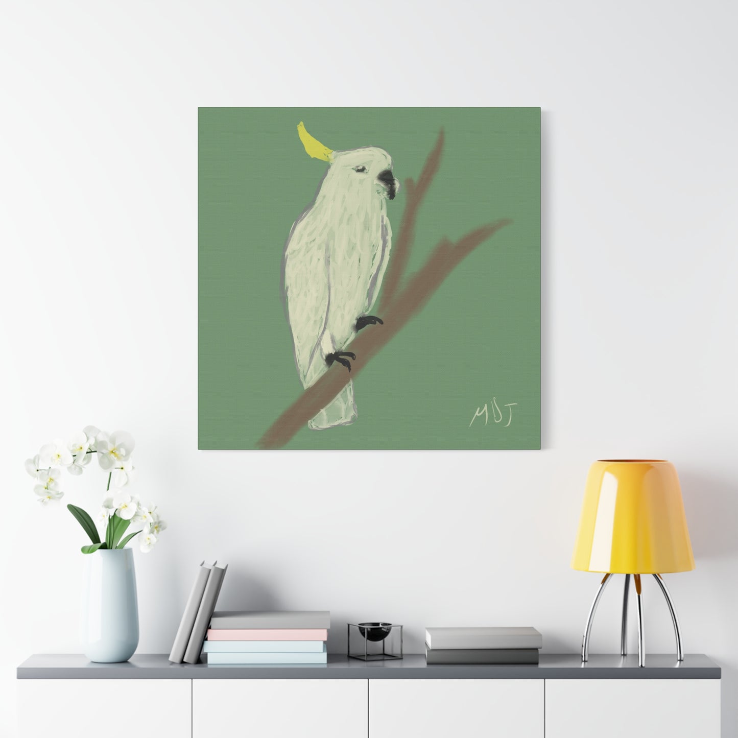 Cockatoo Charm - Canvas Print