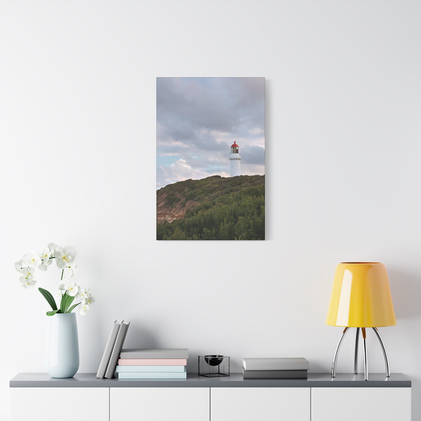 Cape Schank Lighthouse in Winter Light 6286 - Thick Matte Canvas Print