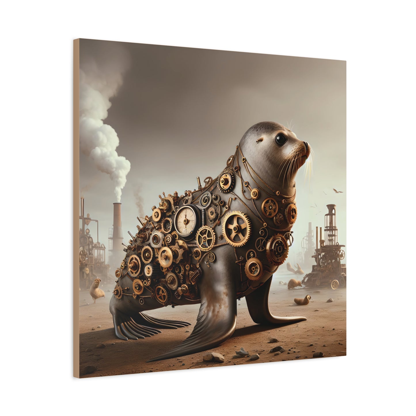 Steampunk Seal 7 - Wall Art