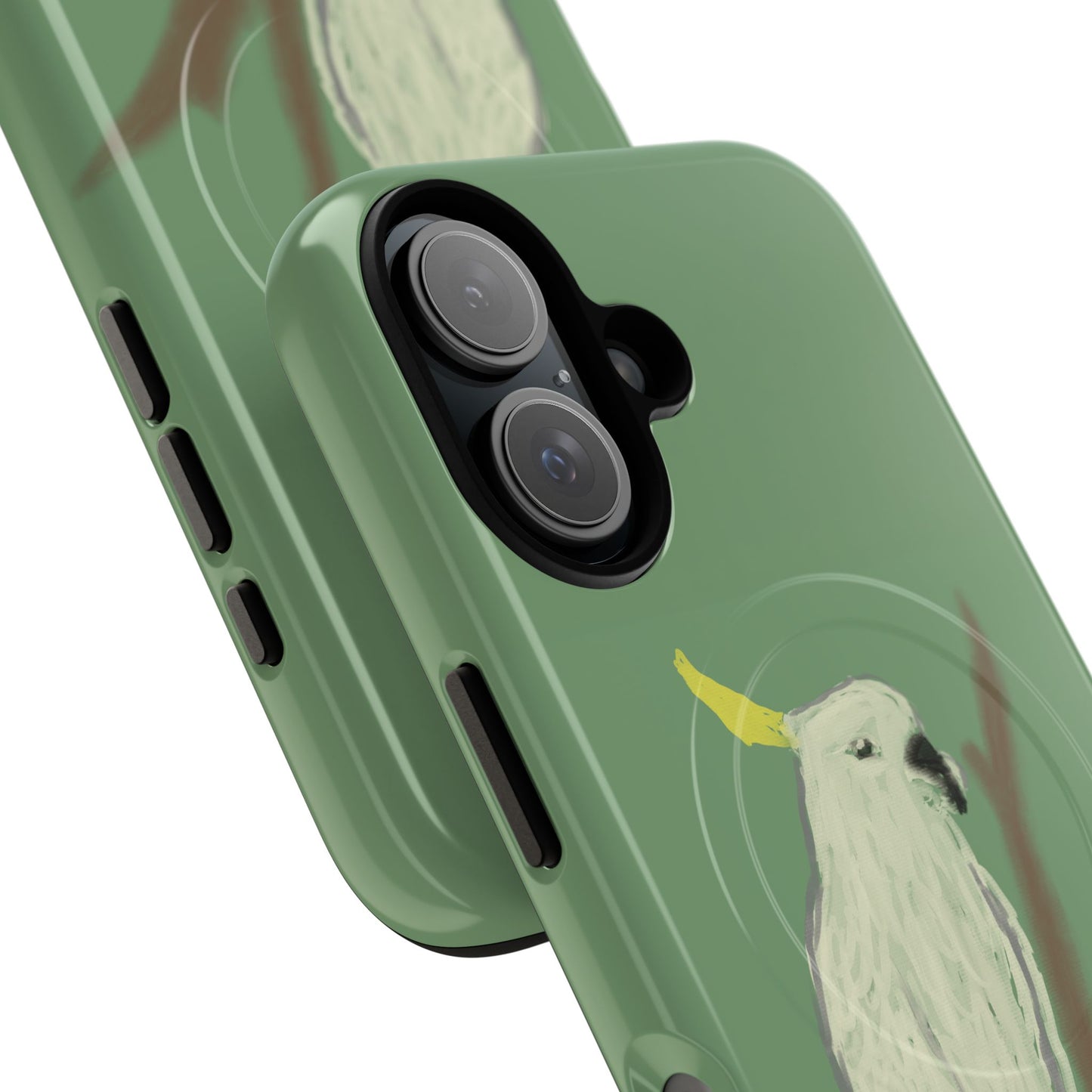 Cockatoo Charm - Tough Magnetic Case (MagSafe® Compatible)