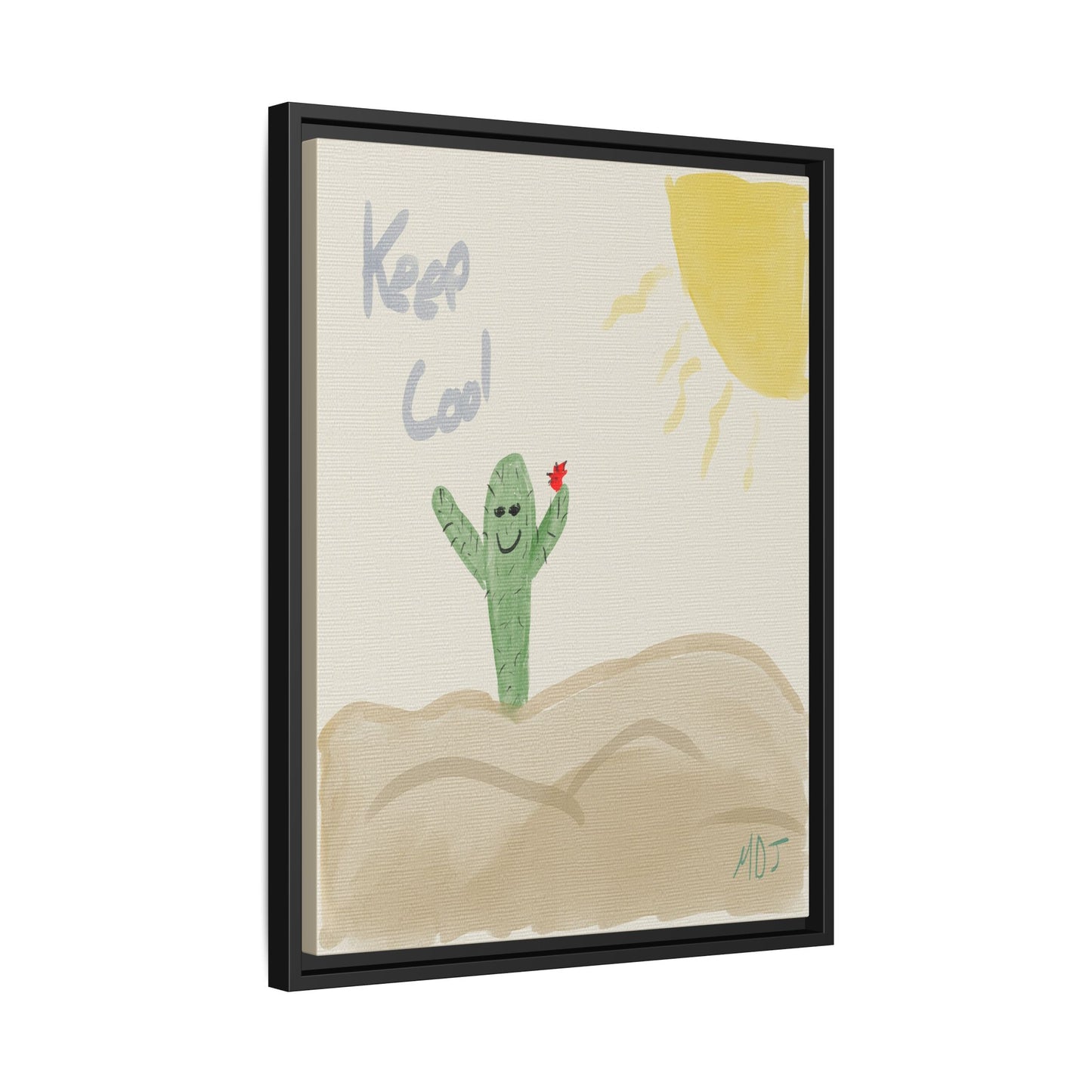 Keep Cool - Framed Canvas Print