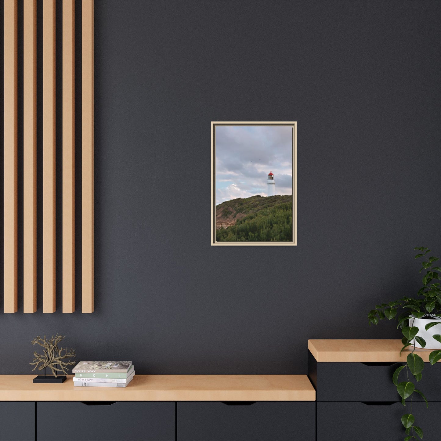 Cape Schank Lighthouse in Winter Light [6286] | Framed Canvas