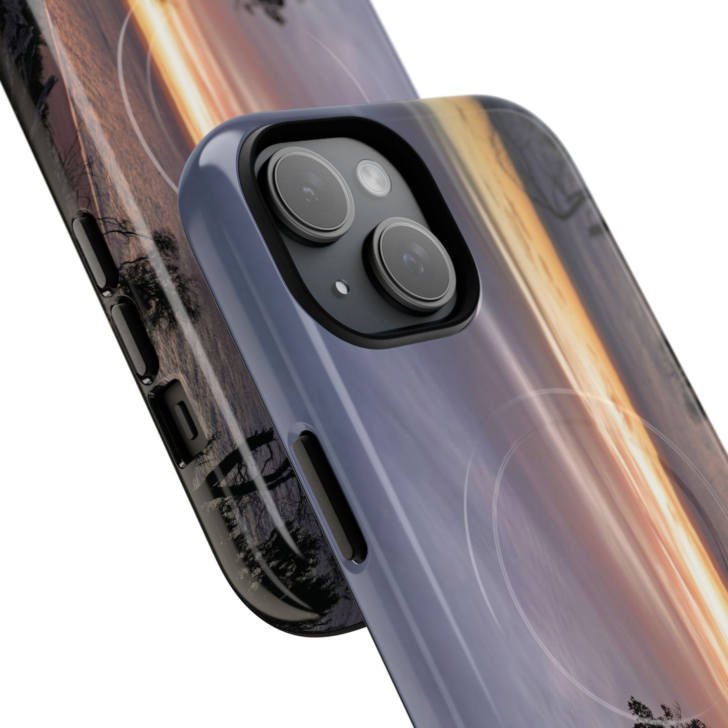 A Tranquil Evening: The Sunset Over Cowes - Tough Magnetic Cases