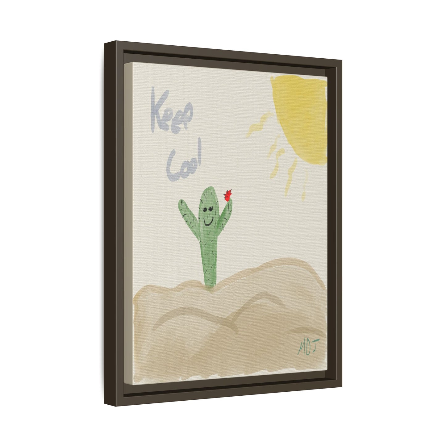 Keep Cool - Framed Canvas Print