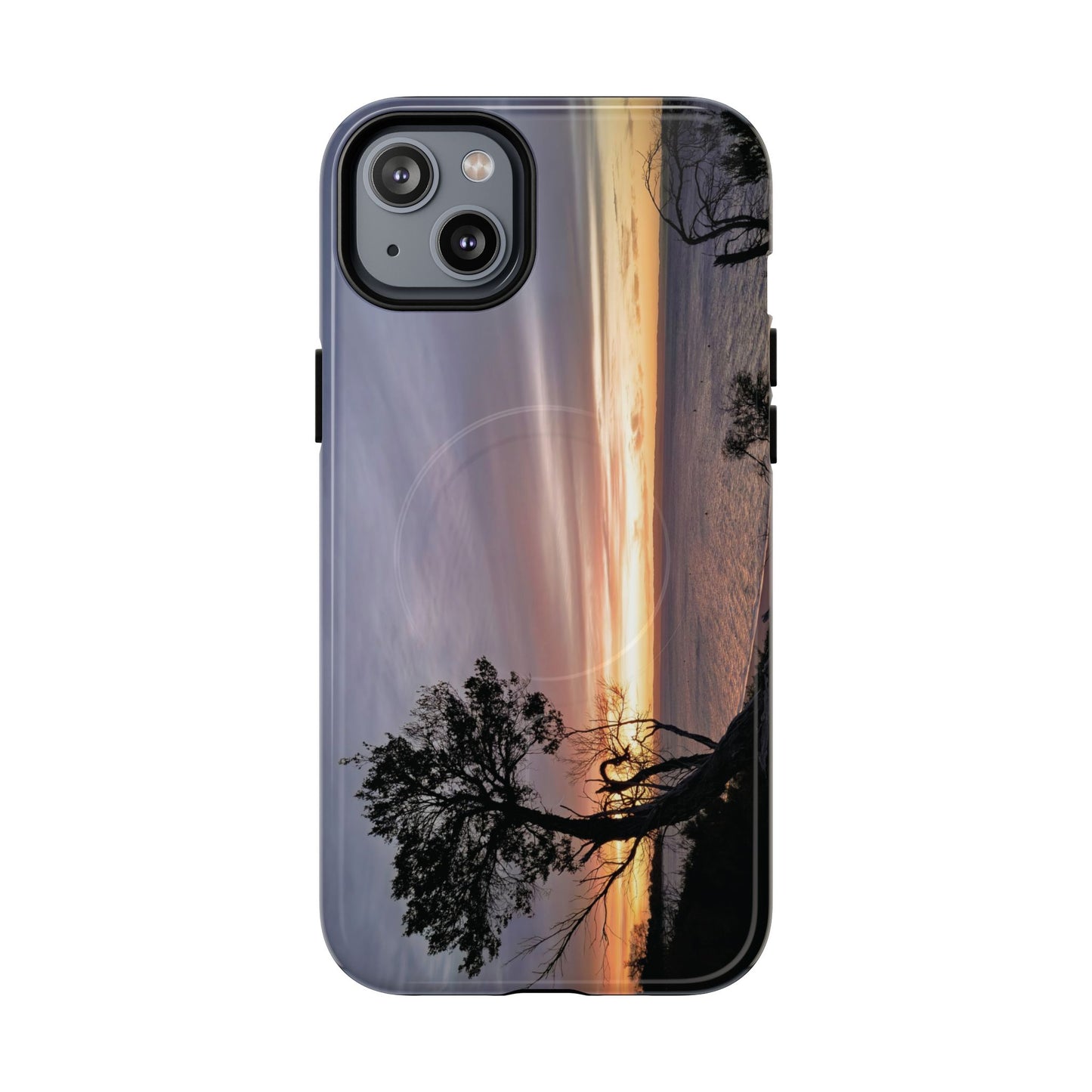 A Tranquil Evening: The Sunset Over Cowes - Tough Magnetic Cases