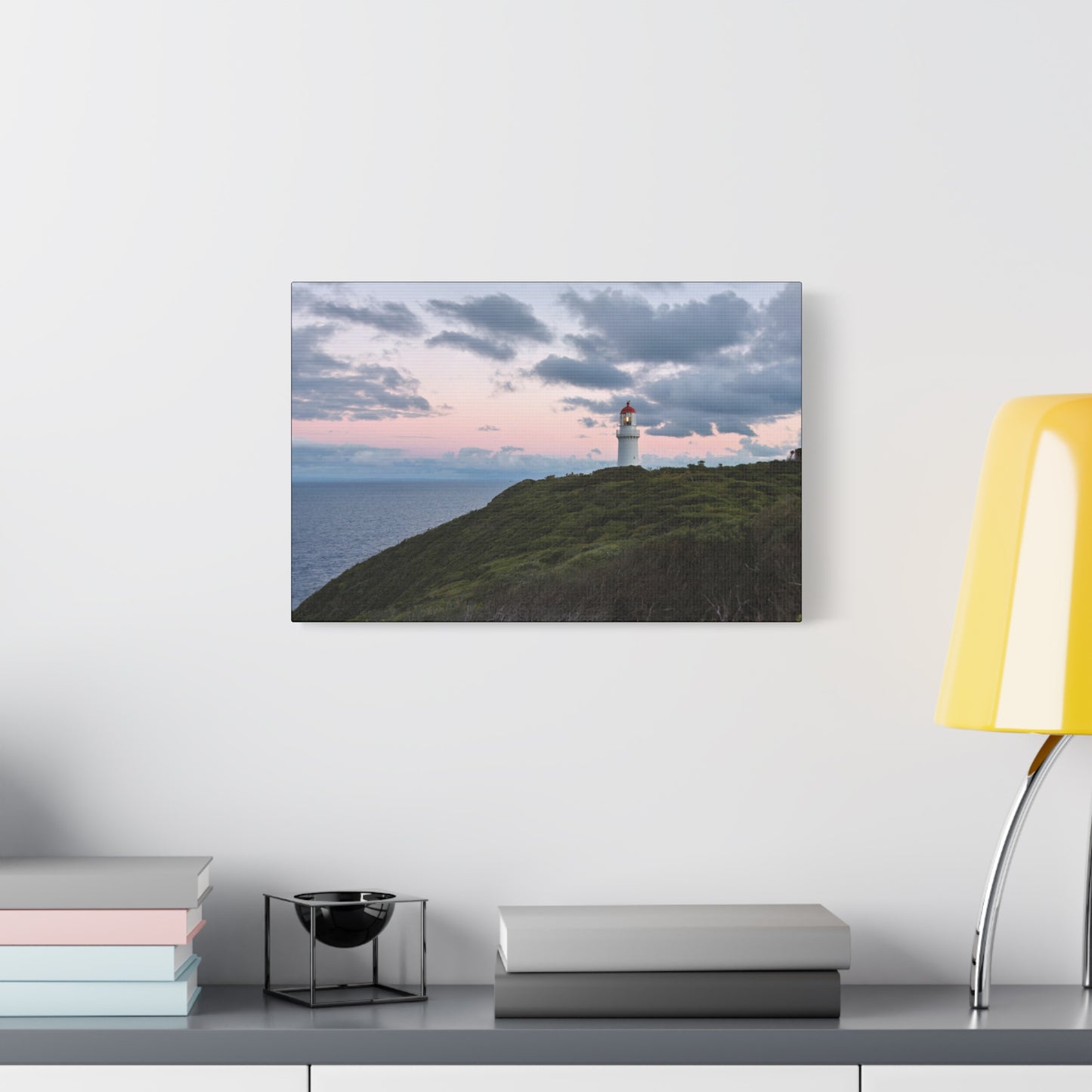 Cape Schank Lighthouse at Sunrise in Winter 6228 - Thick Matte Canvas Print