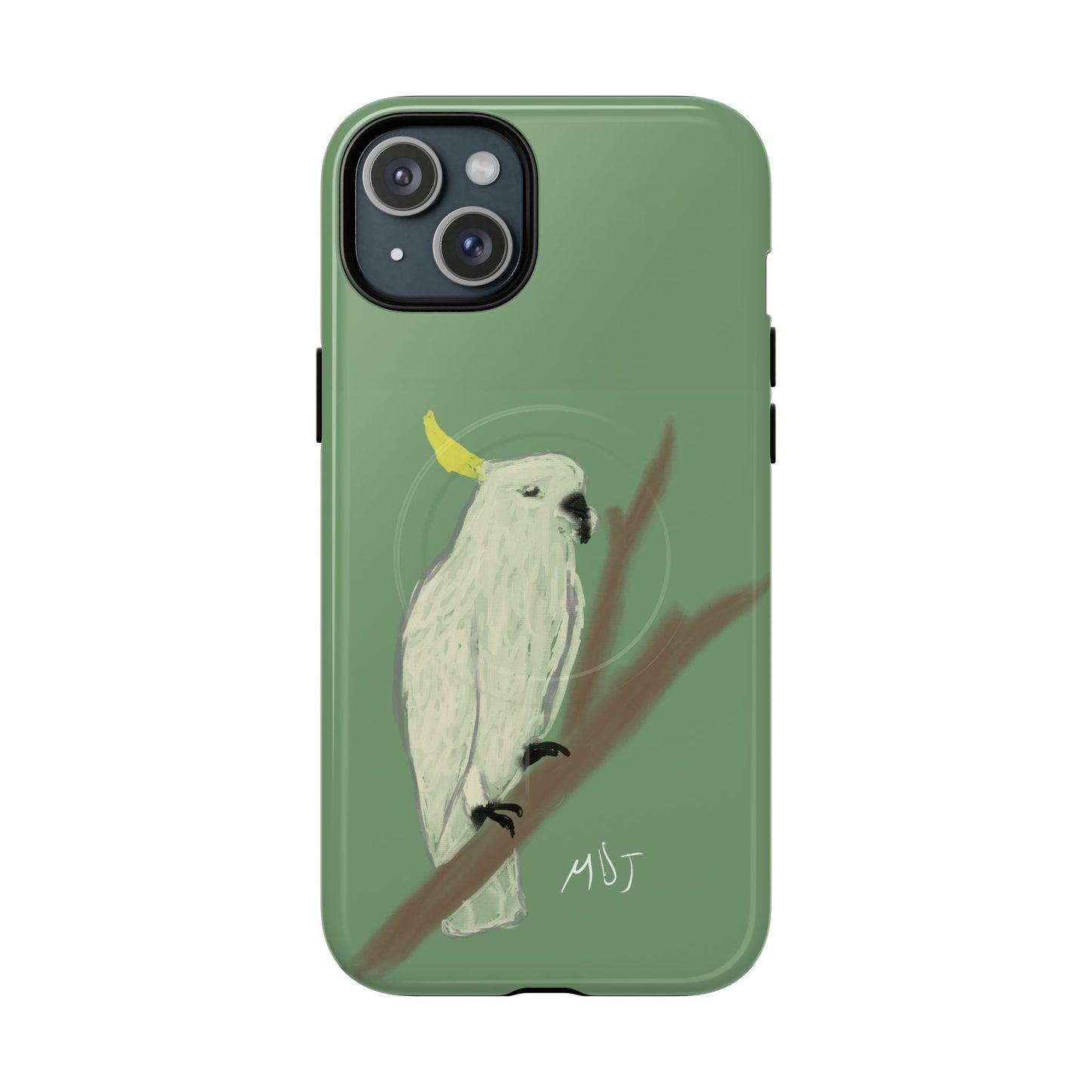 Charme Kakatoès | Coque magnétique robuste (Compatible MagSafe®)