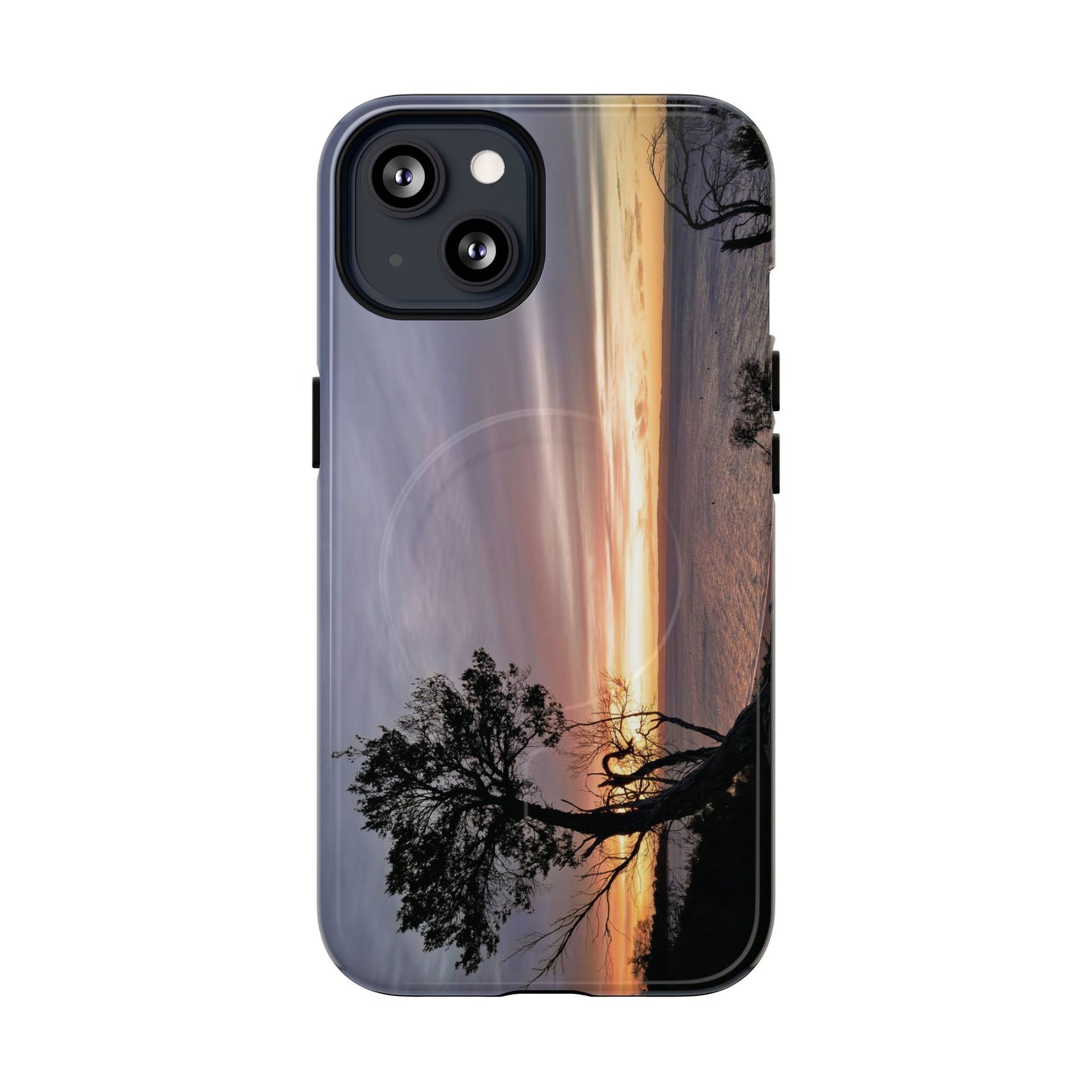 A Tranquil Evening: The Sunset Over Cowes - Tough Magnetic Cases