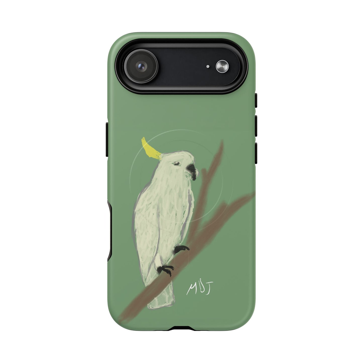 Cockatoo Charm - Tough Magnetic Case (MagSafe® Compatible)