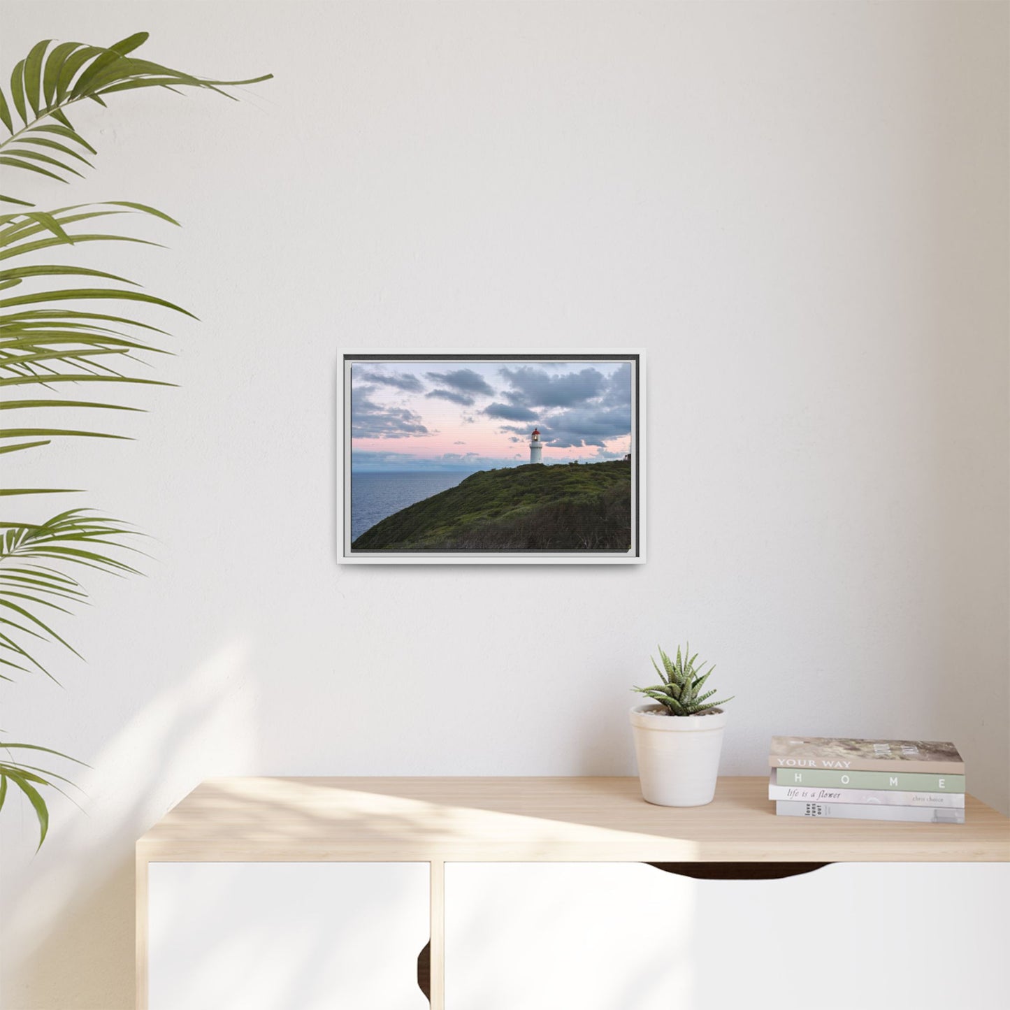 Cape Schank Lighthouse at Sunrise in Winter [6228] | Framed Canvas