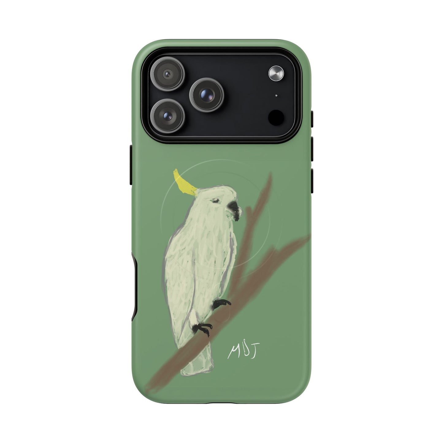 Charme Kakatoès | Coque magnétique robuste (Compatible MagSafe®)