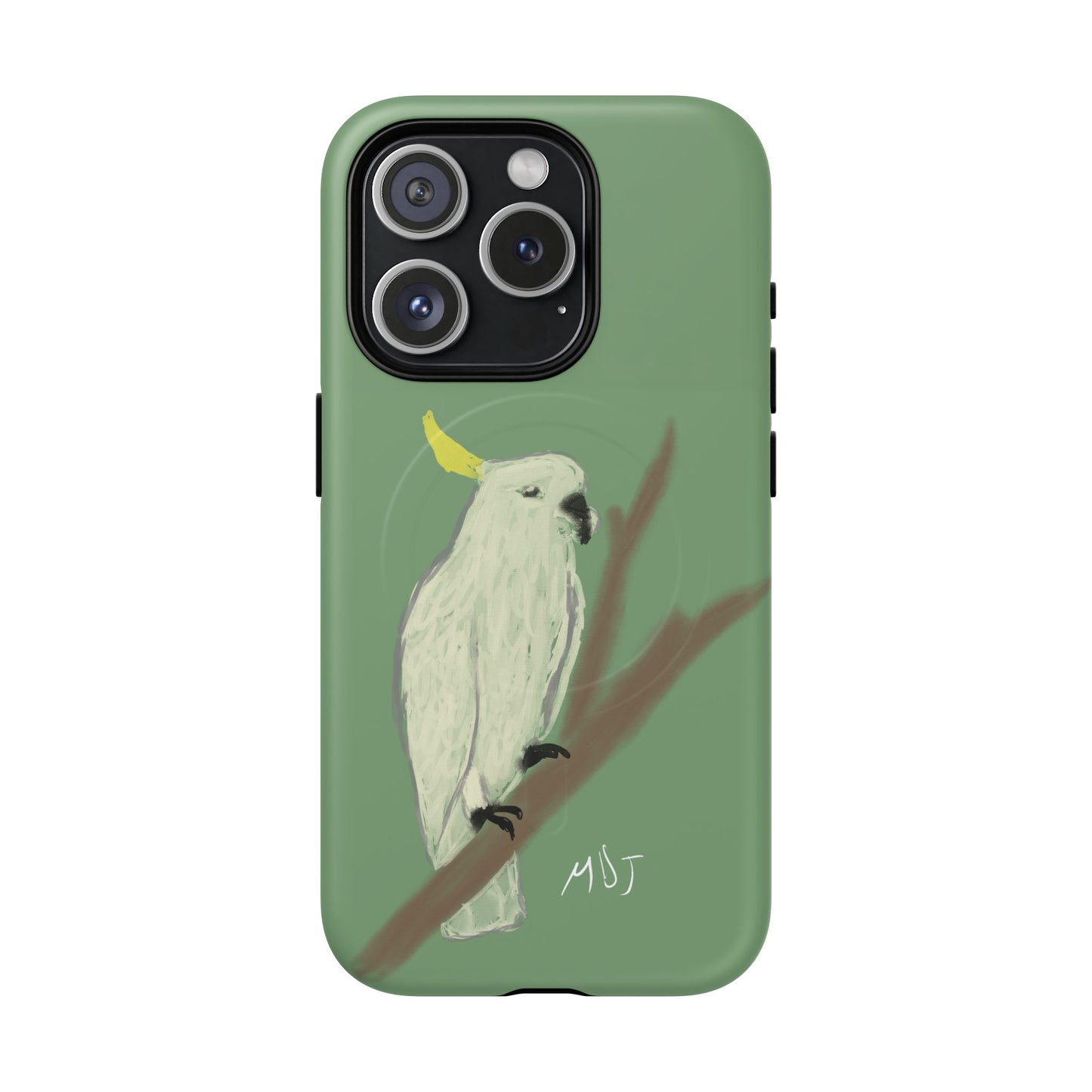 Charme Kakatoès | Coque magnétique robuste (Compatible MagSafe®)