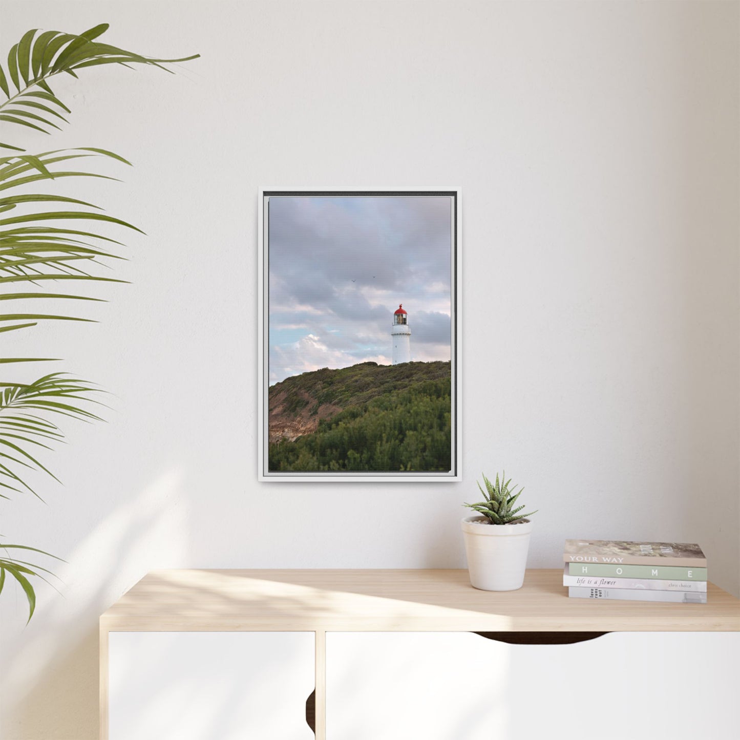 Cape Schank Lighthouse in Winter Light [6286] | Framed Canvas