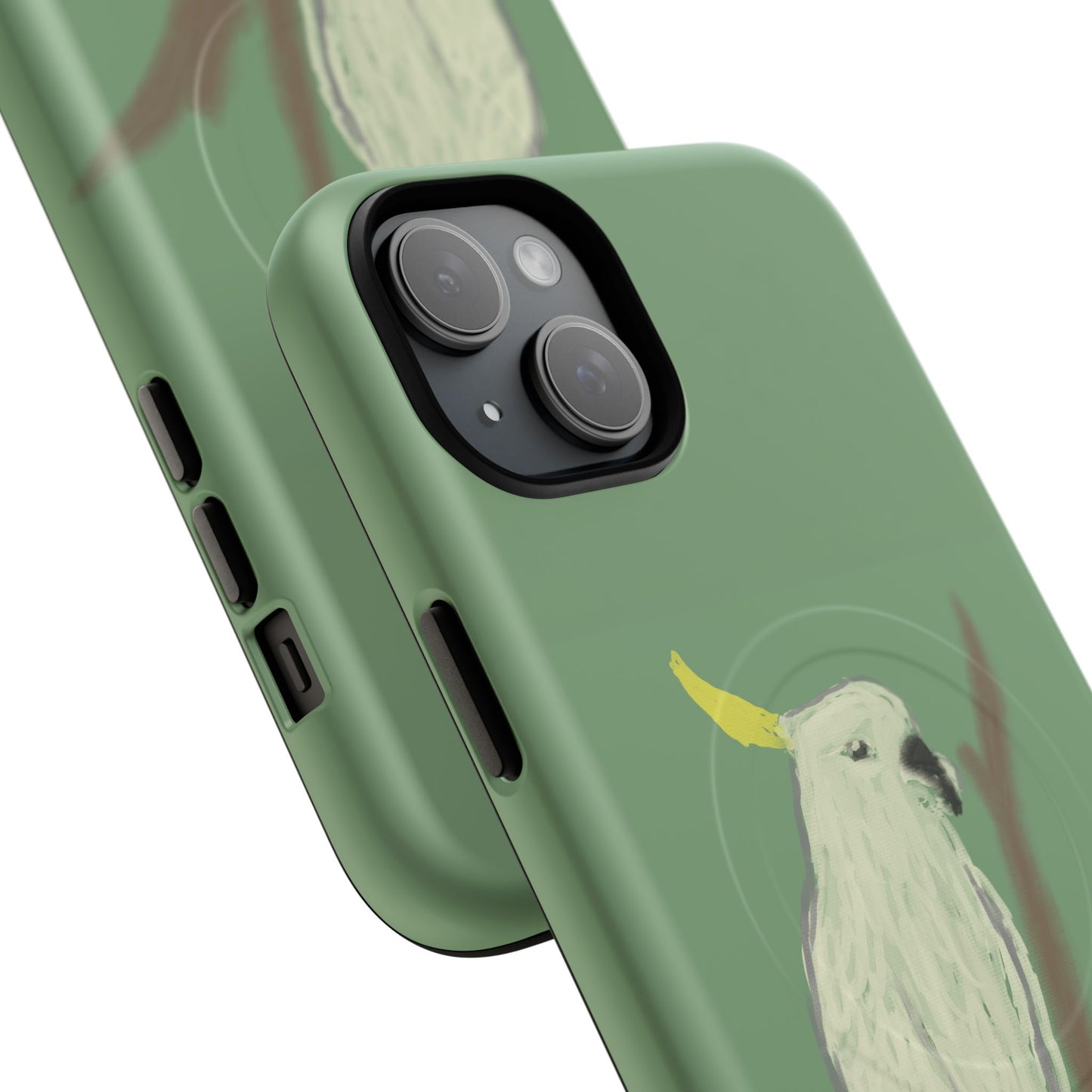 Cockatoo Charm - Tough Magnetic Case (MagSafe® Compatible)