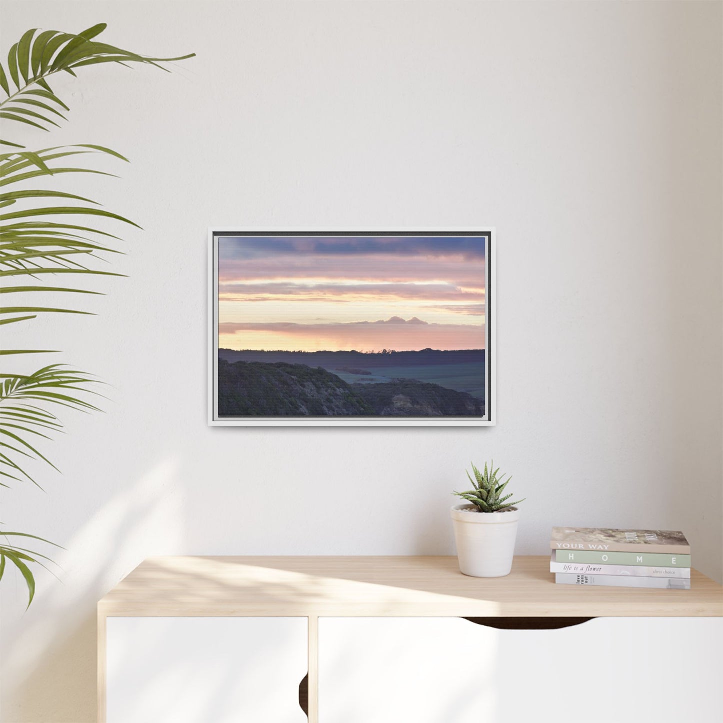 Lever de soleil hivernal sur la péninsule de Mornington [6239] | Toile encadrée