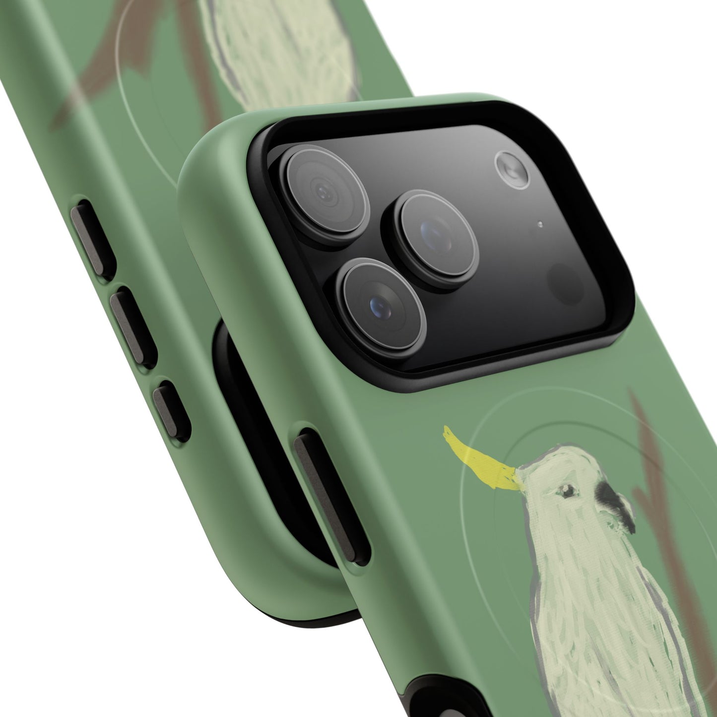 Cockatoo Charm - Tough Magnetic Case (MagSafe® Compatible)
