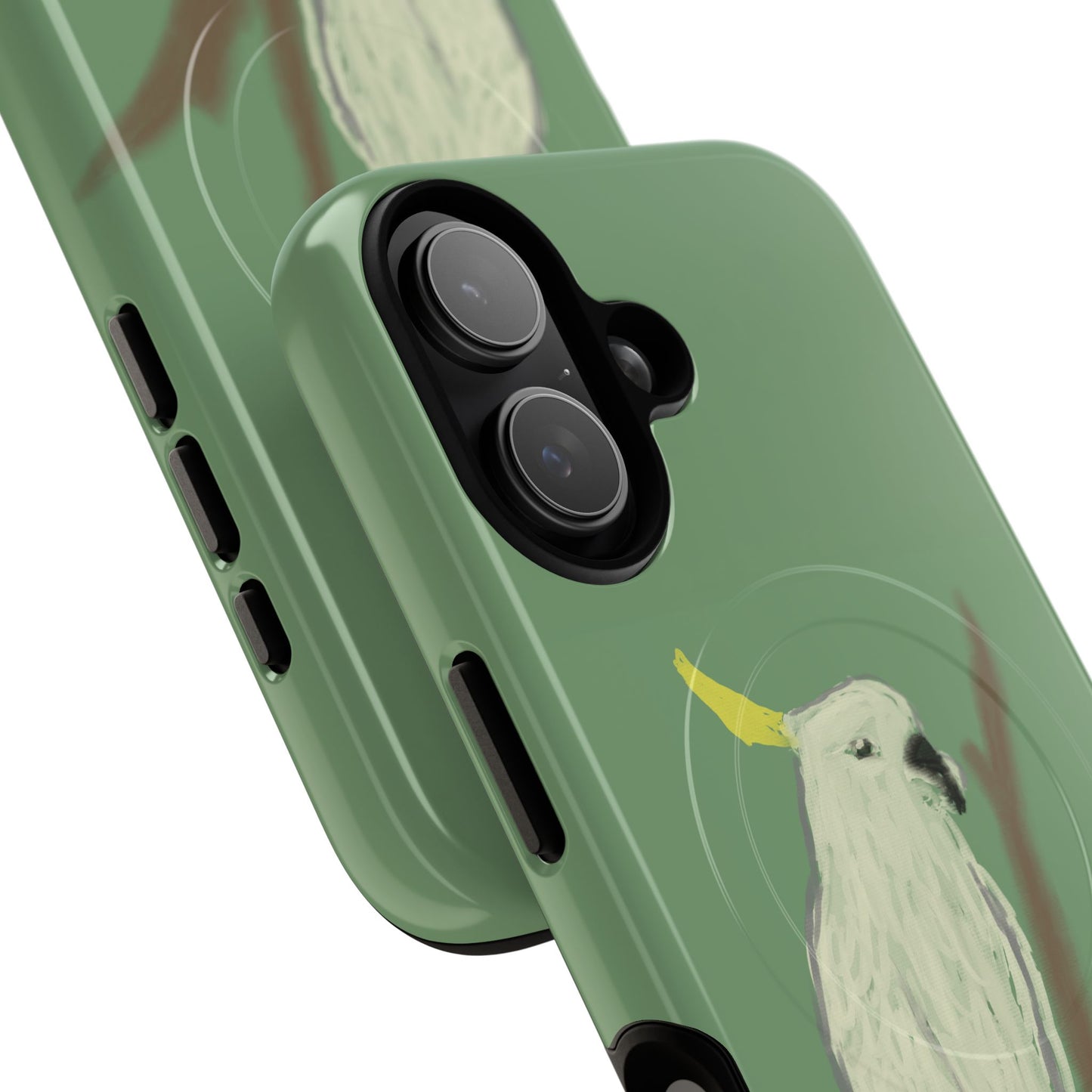 Cockatoo Charm - Tough Magnetic Case (MagSafe® Compatible)