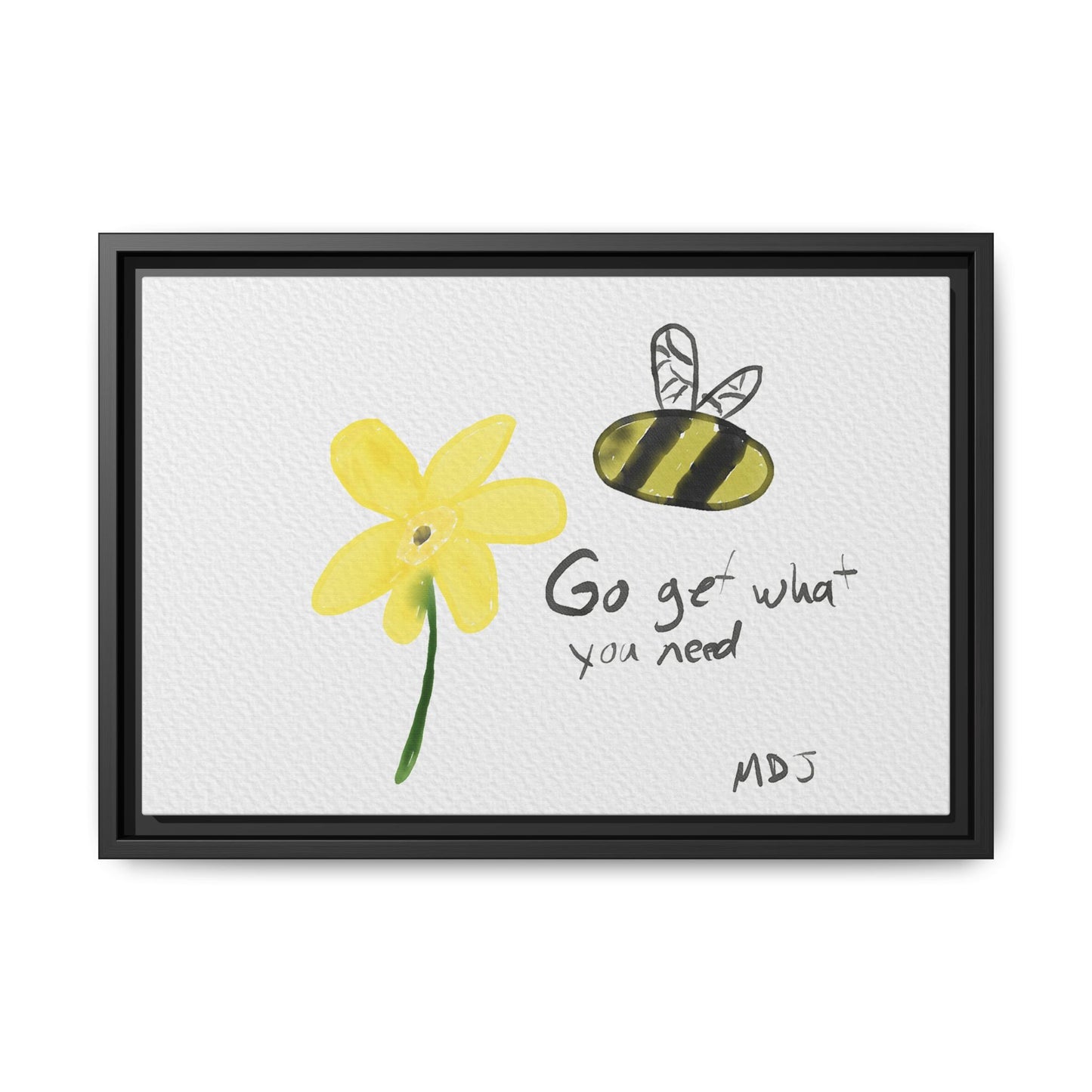 Bumble Flower | The Framed Canvas Deployment