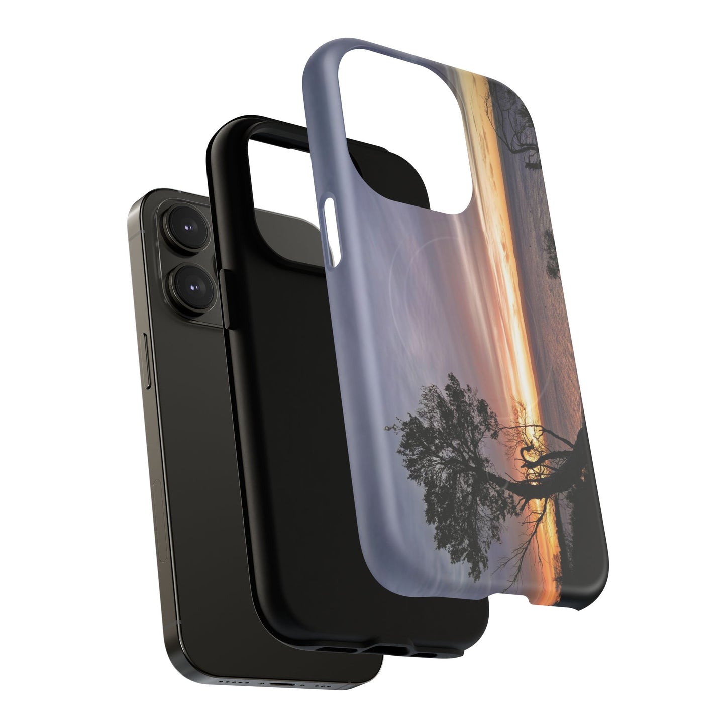 A Tranquil Evening: The Sunset Over Cowes - Tough Magnetic Cases